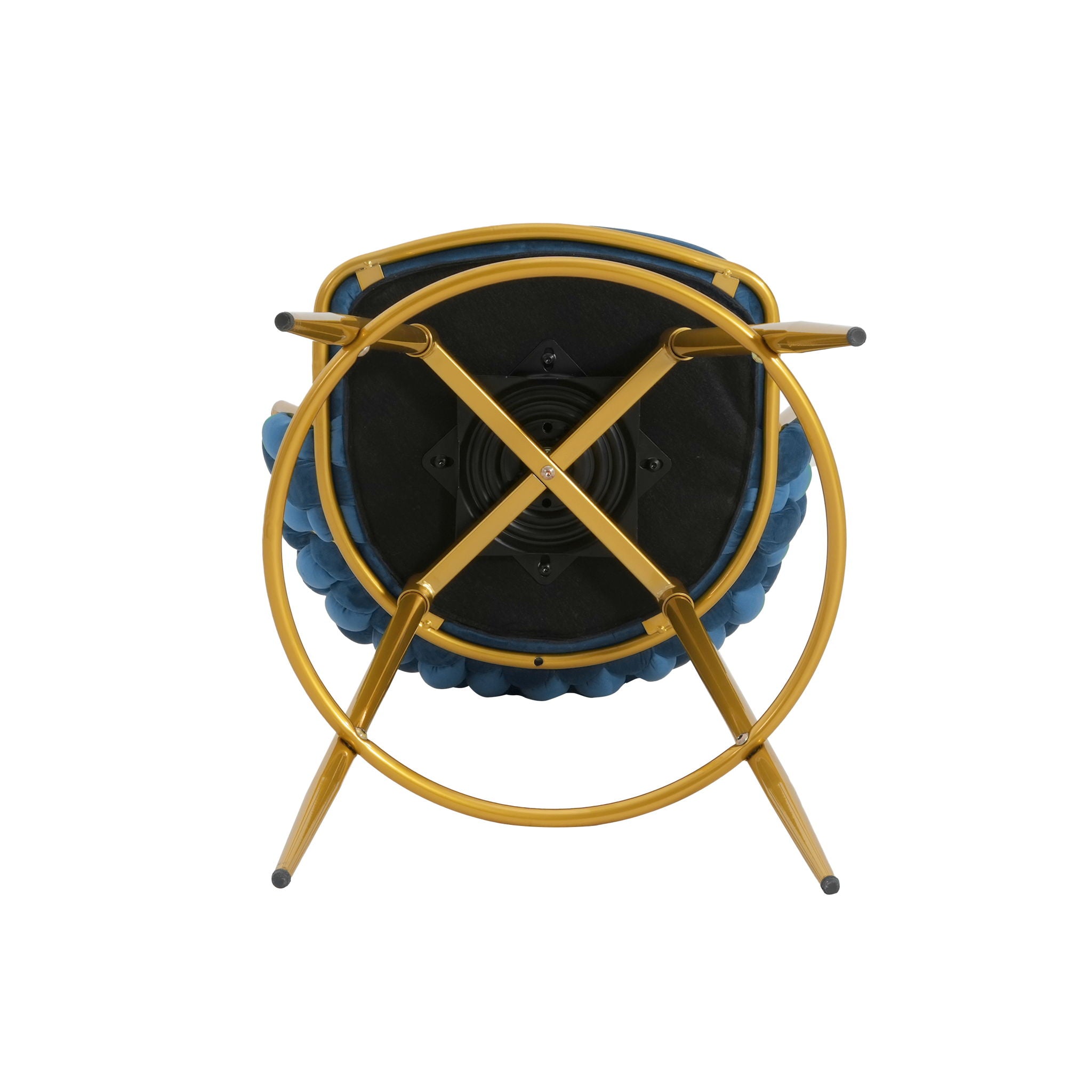 Modern Low Back Upholstered Counter Height Bar Stools (Set of 2)