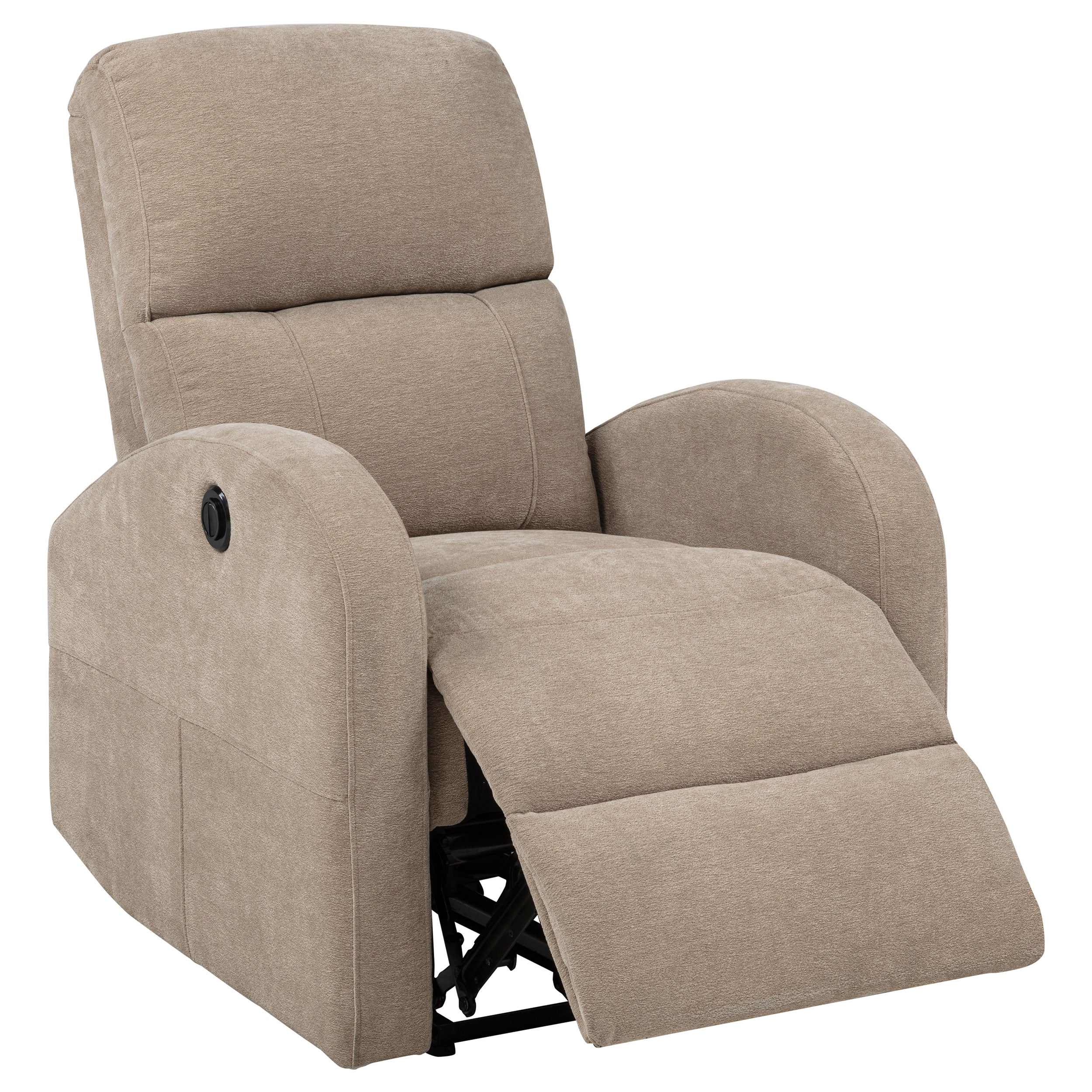 Grant Fabric Upholstered Power Recliner Chair Camel-