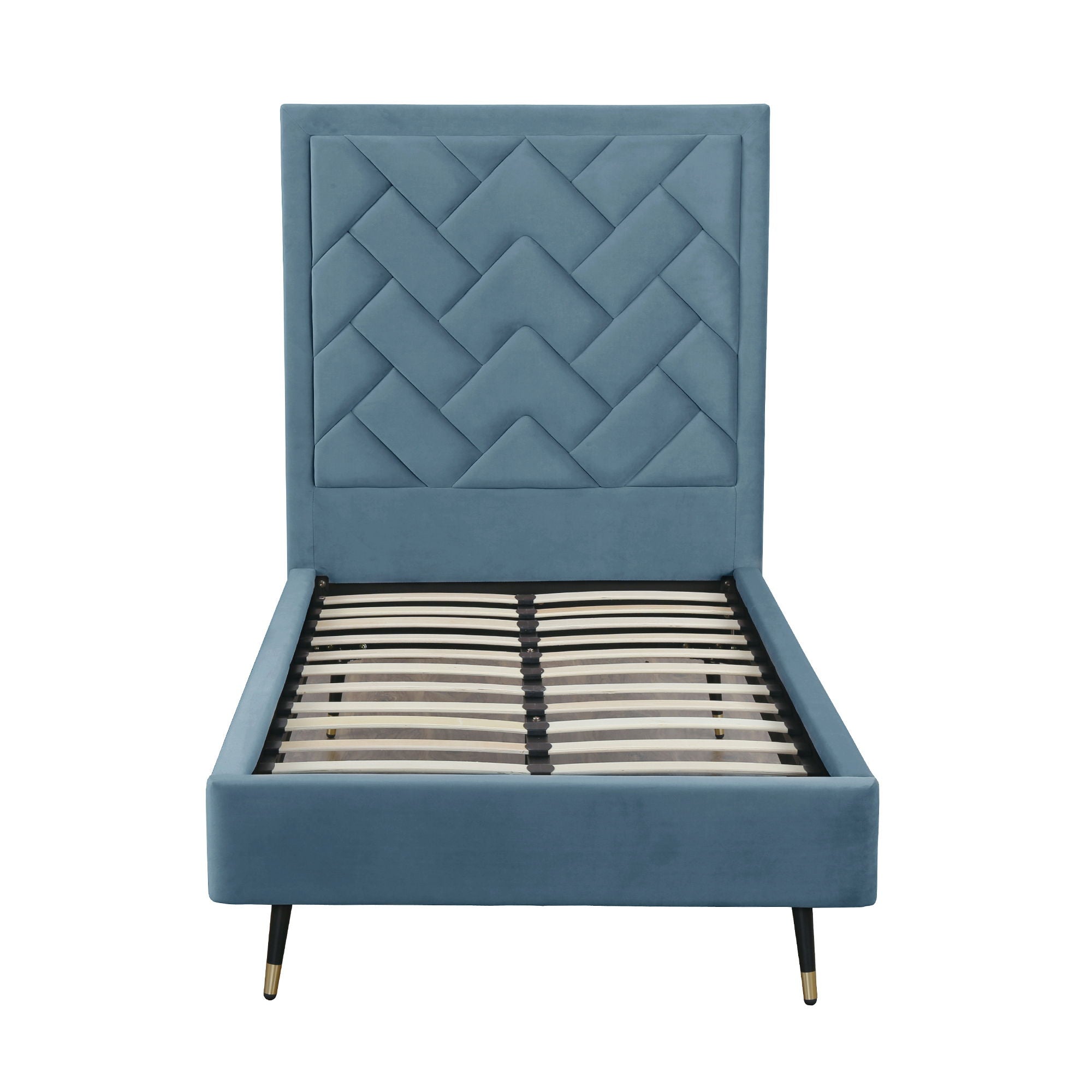 Crosby - Bed With Upholstered Headboard And Slats