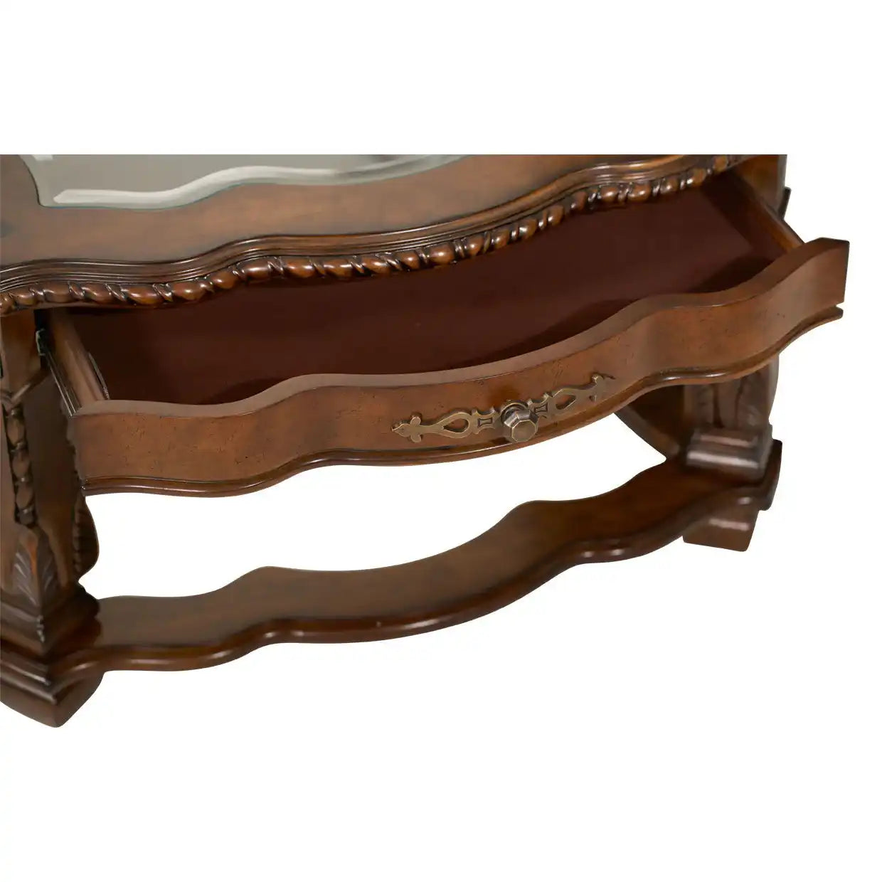 Windsor Court - Rectangular Cocktail Table - Vintage Fruitwood