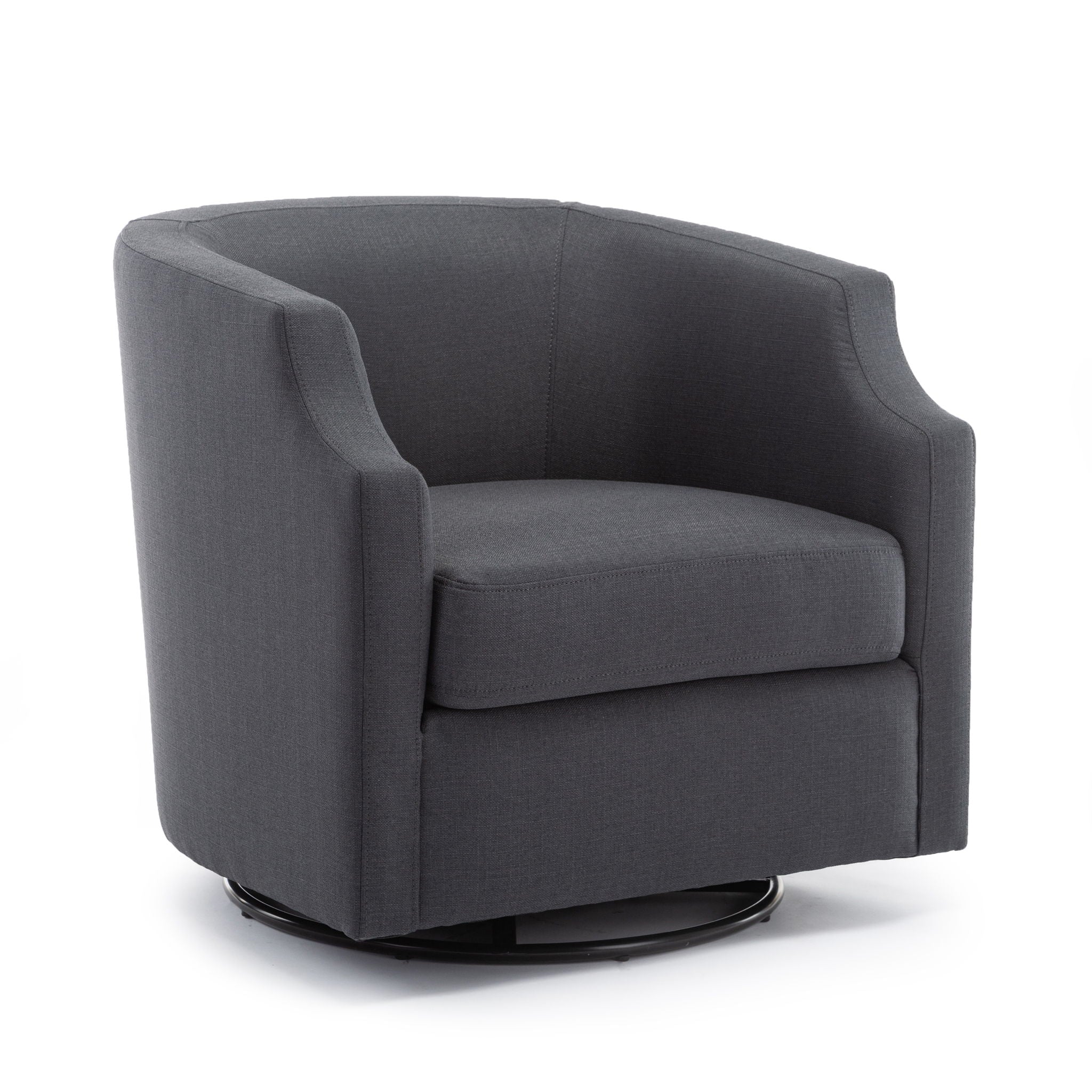 Isabelle - Swivel Glider Barrel Chair