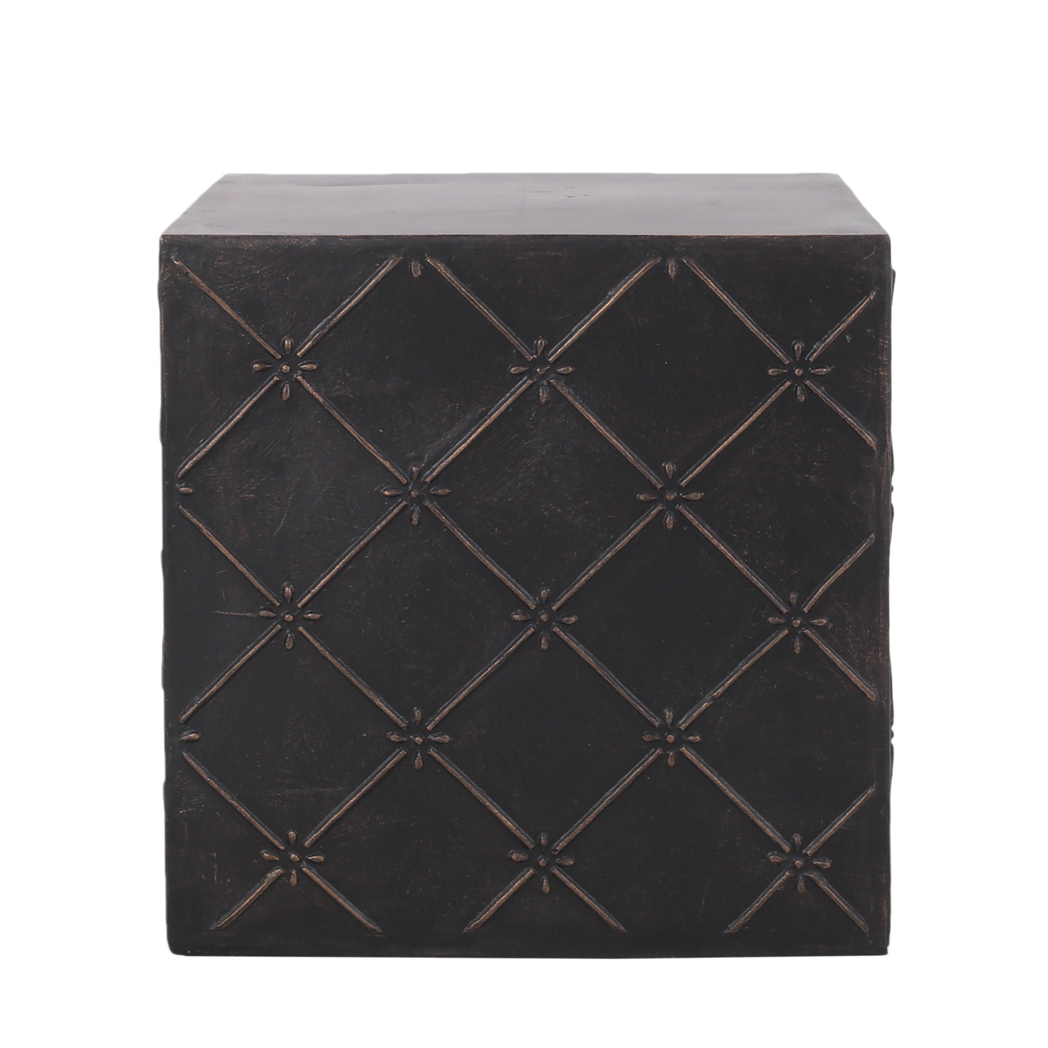 Outdoor Lightweight Concrete, Side Table - Copper