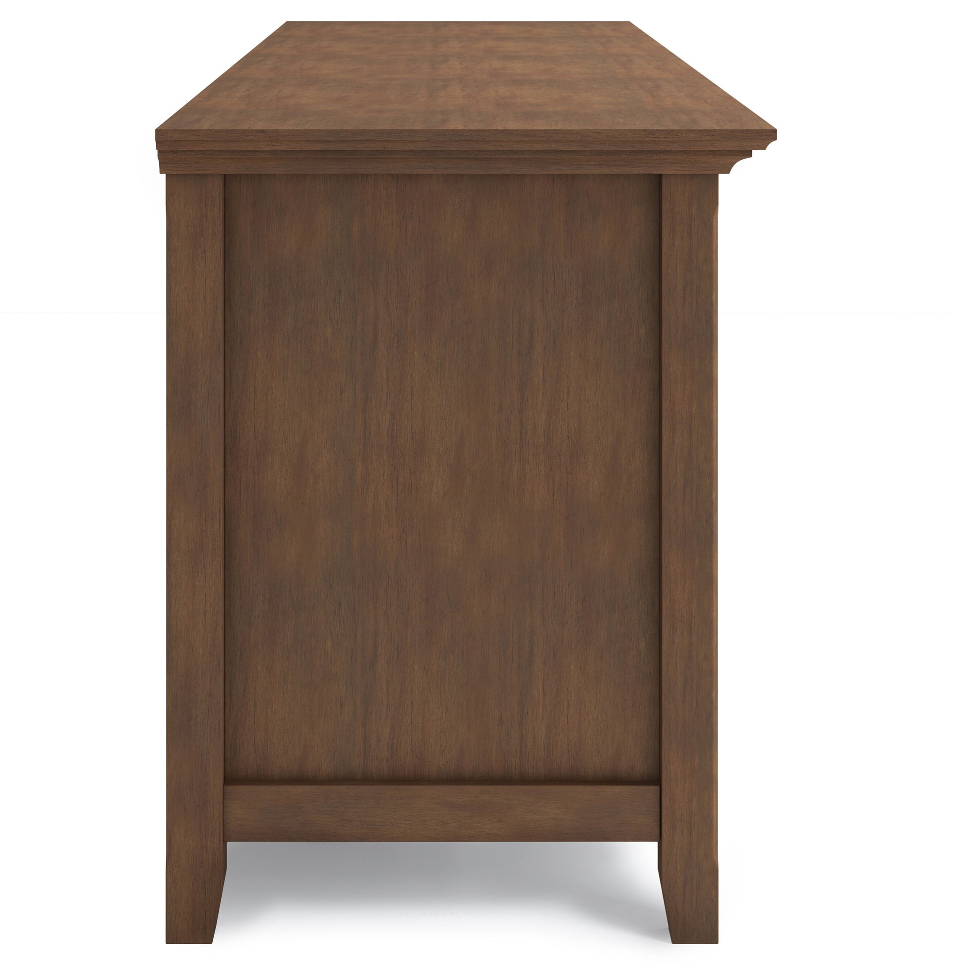 Amherst - Wide TV Media Stand - Rustic Natural Aged Brown - Best Buy Furniture