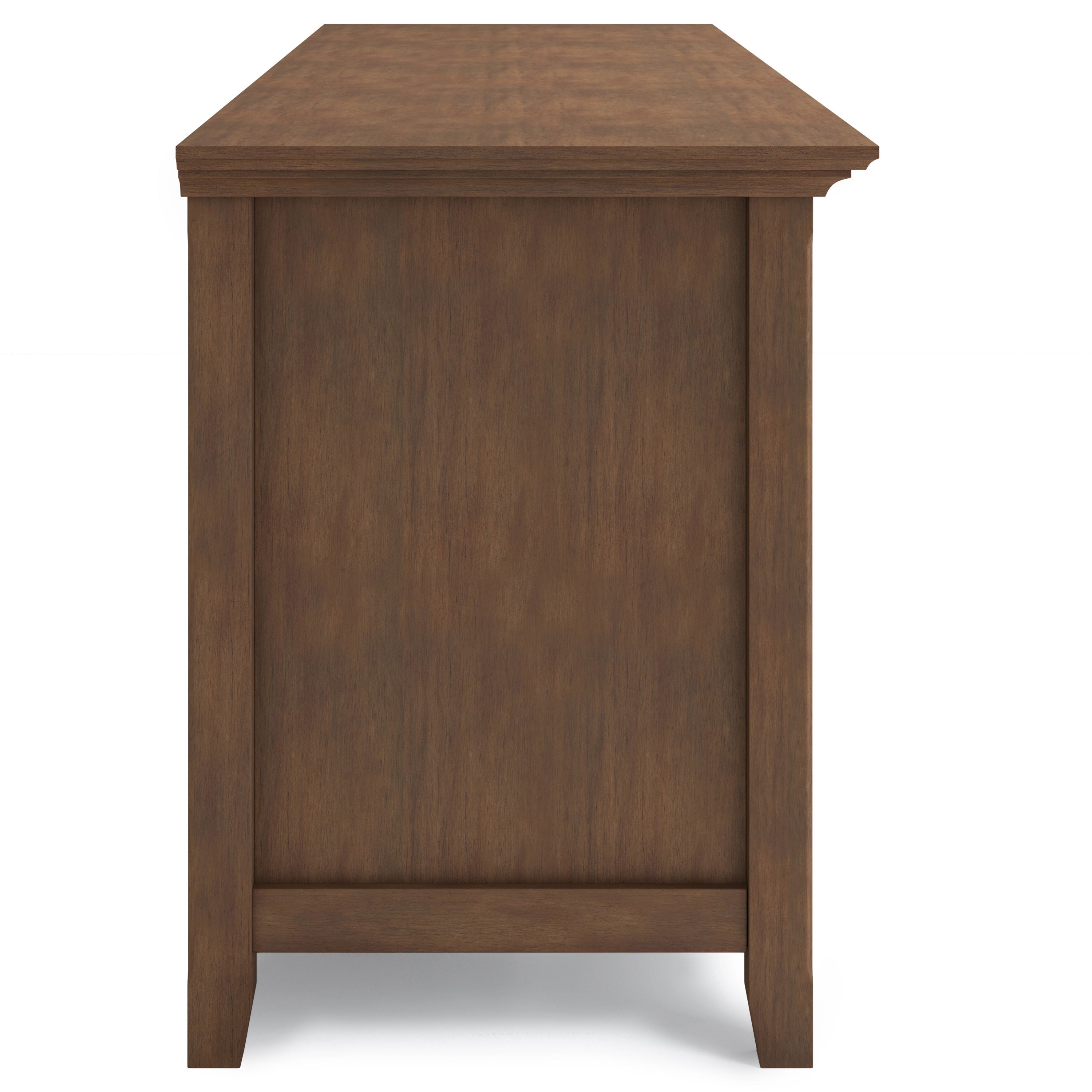 Amherst - Wide TV Media Stand - Rustic Natural Aged Brown - Best Buy Furniture