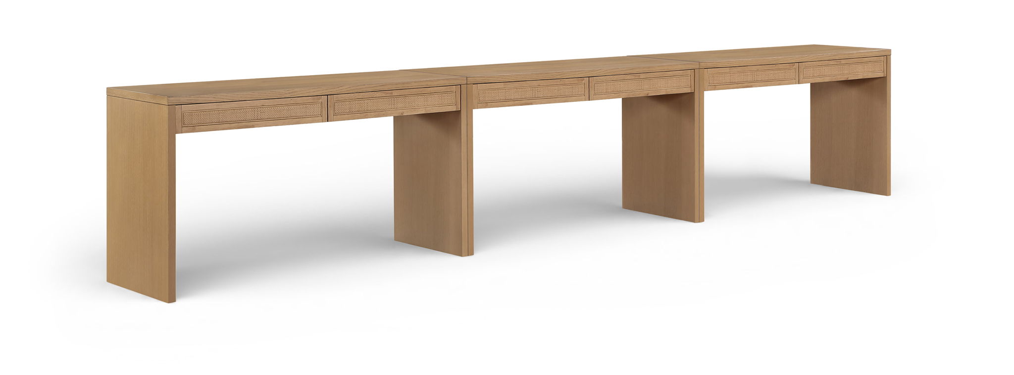 Avro - Solid Wood And Oak Veneer Desk