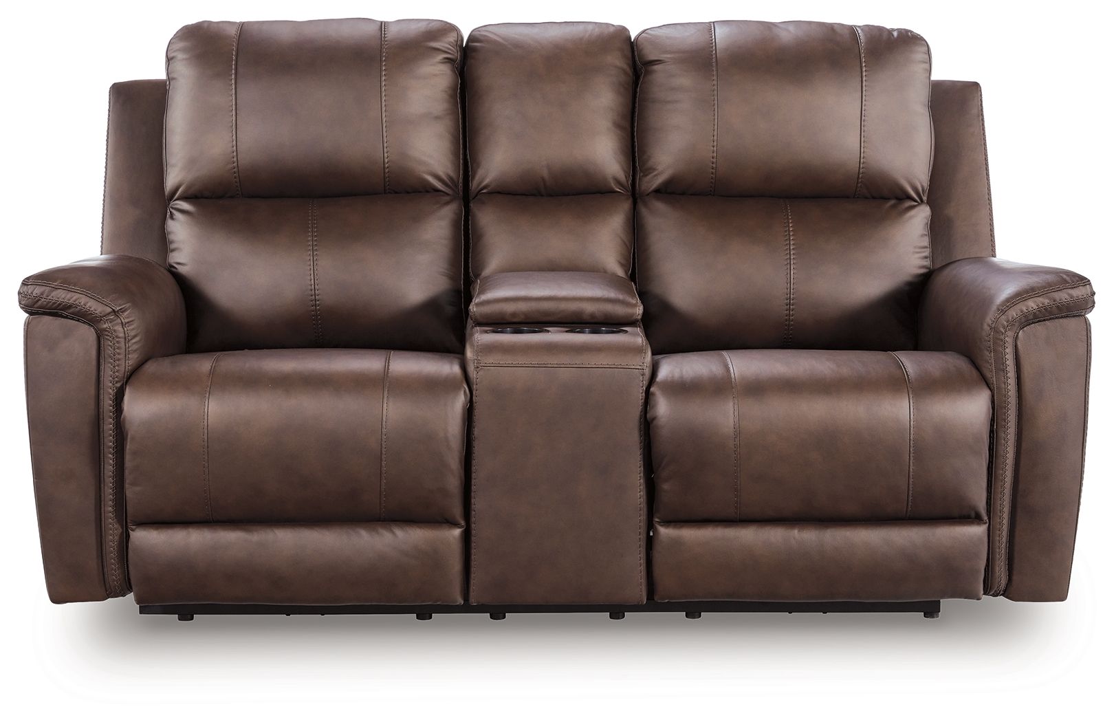 Bleckley - Power Reclining Loveseat With Console / Adjustable Headrest