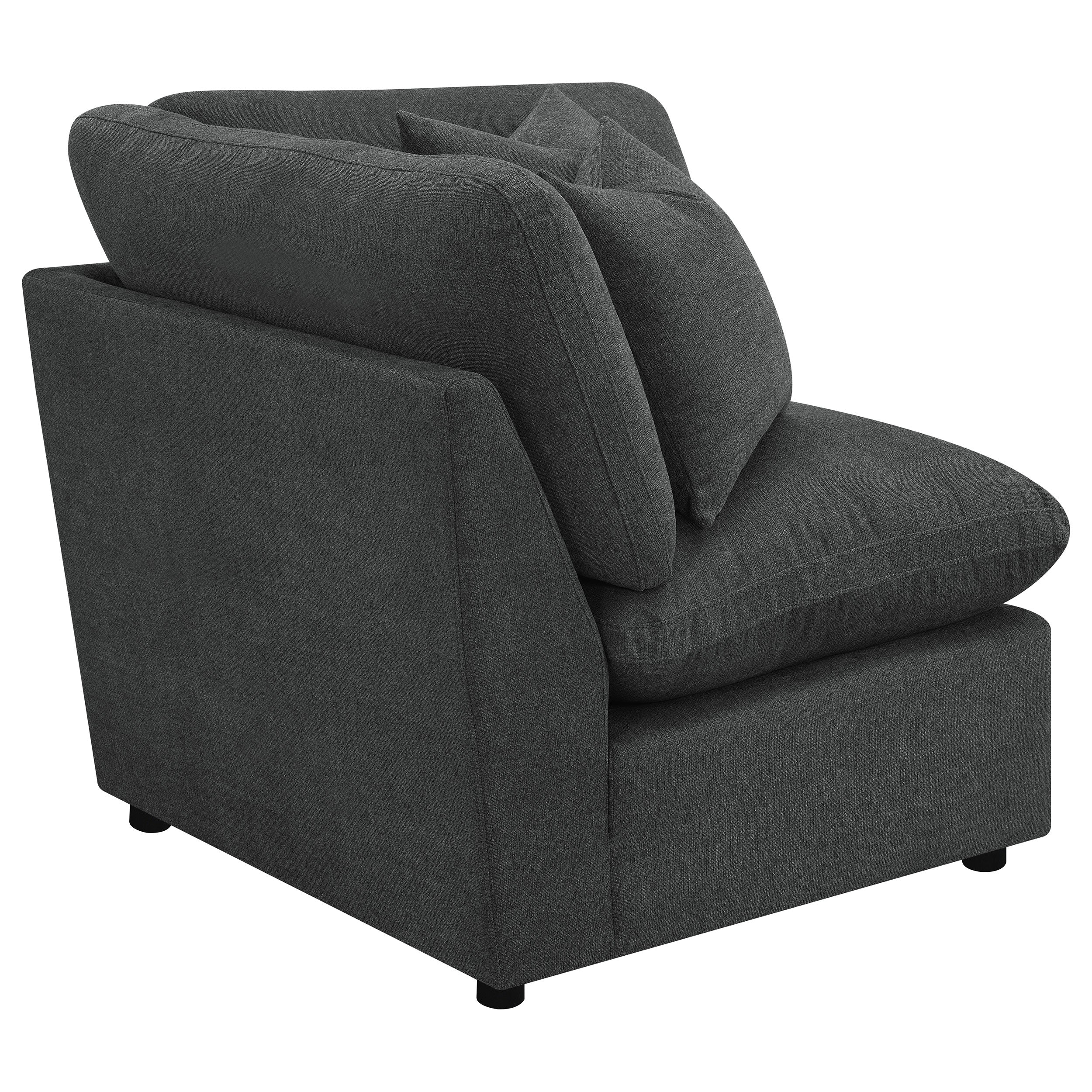 Collins Modular Corner Chair Dark Grey-