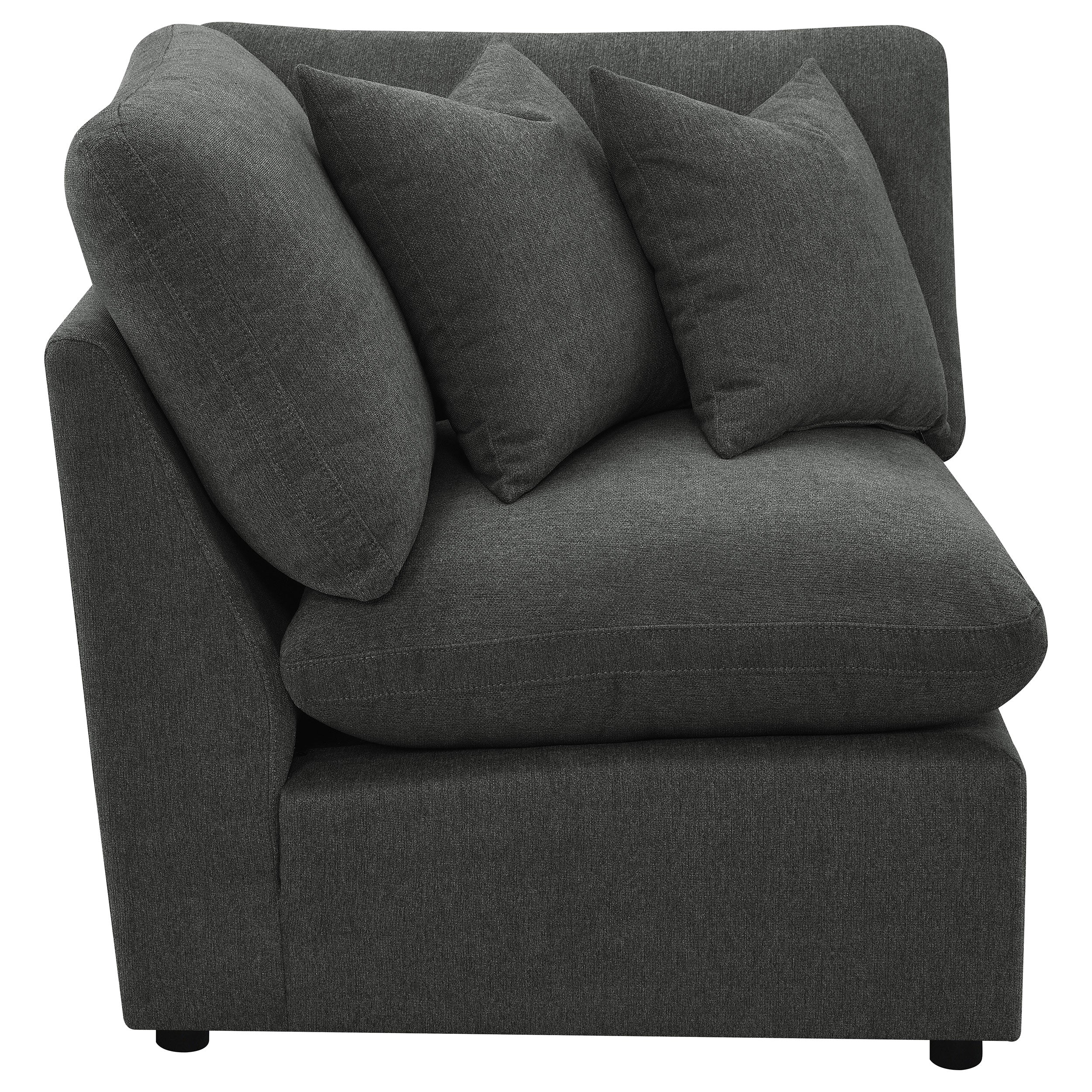 Collins Modular Corner Chair Dark Grey-