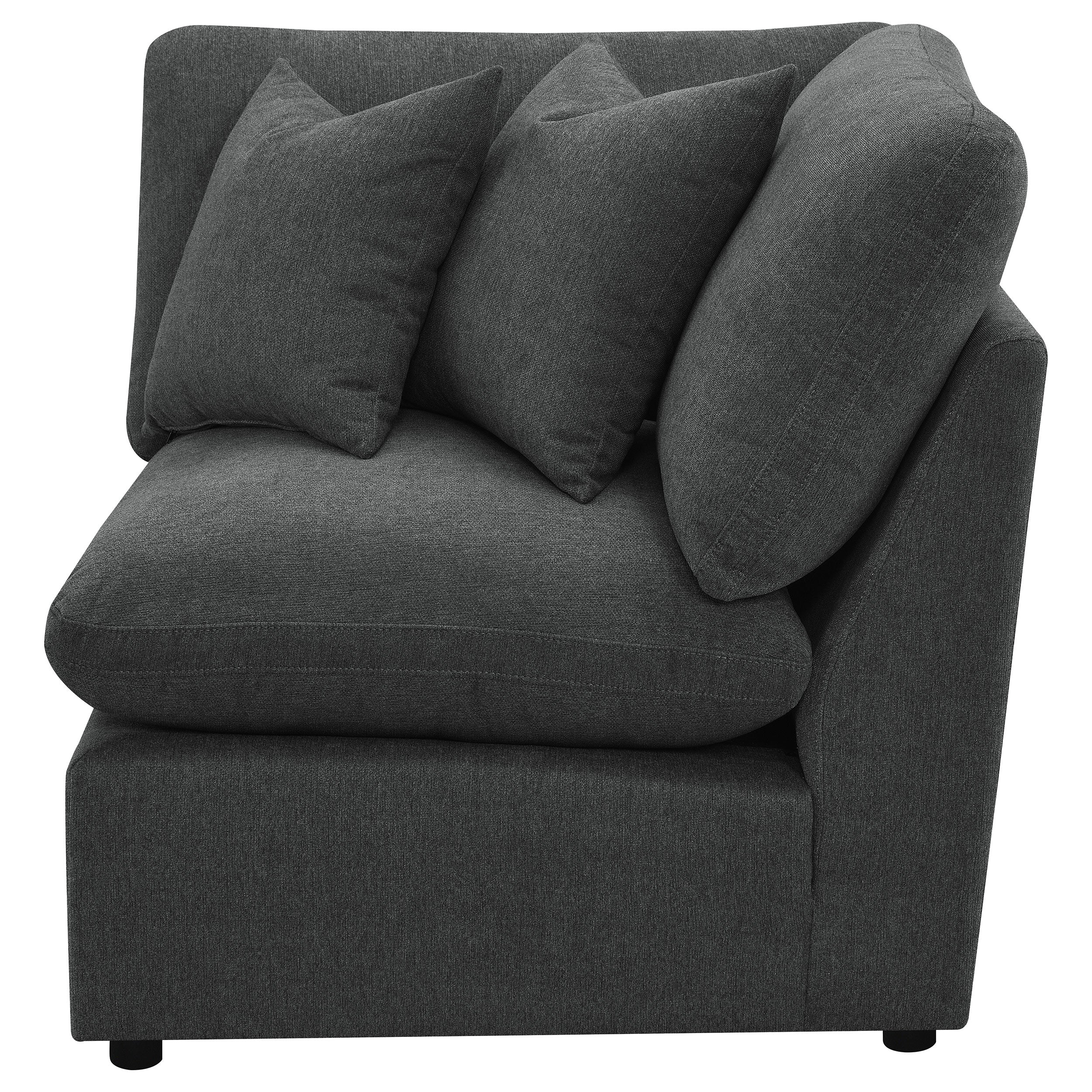 Collins Modular Corner Chair Dark Grey-