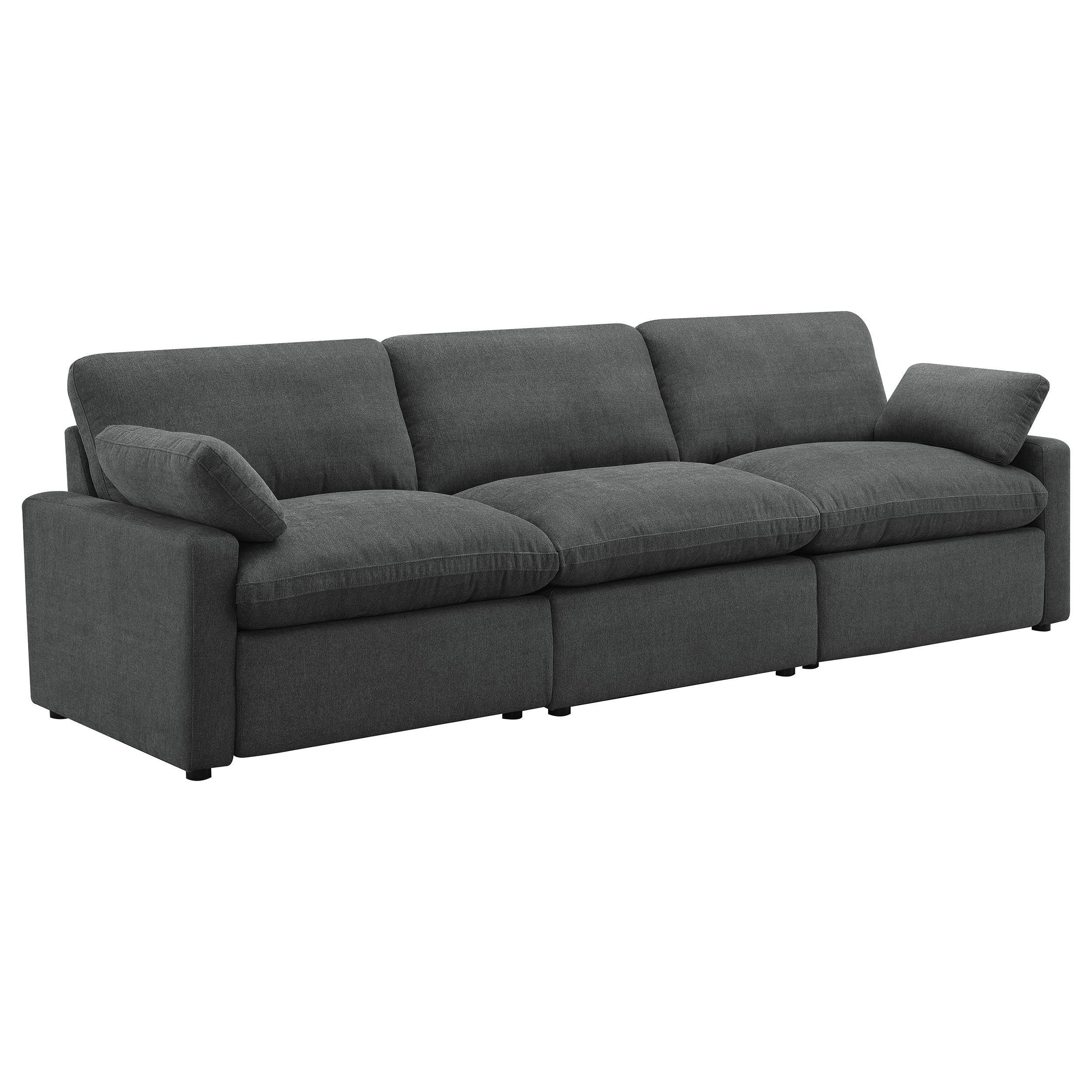 Collins Modular Power Sofa Dark Grey-