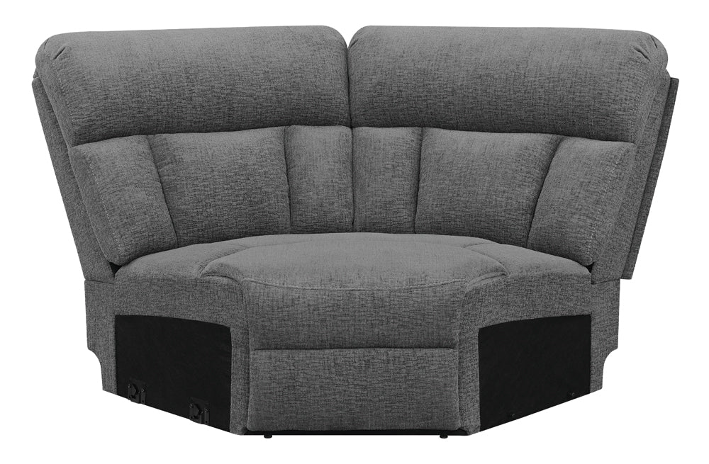 Bahrain Upholstered Wedge Charcoal-CoasterEssence