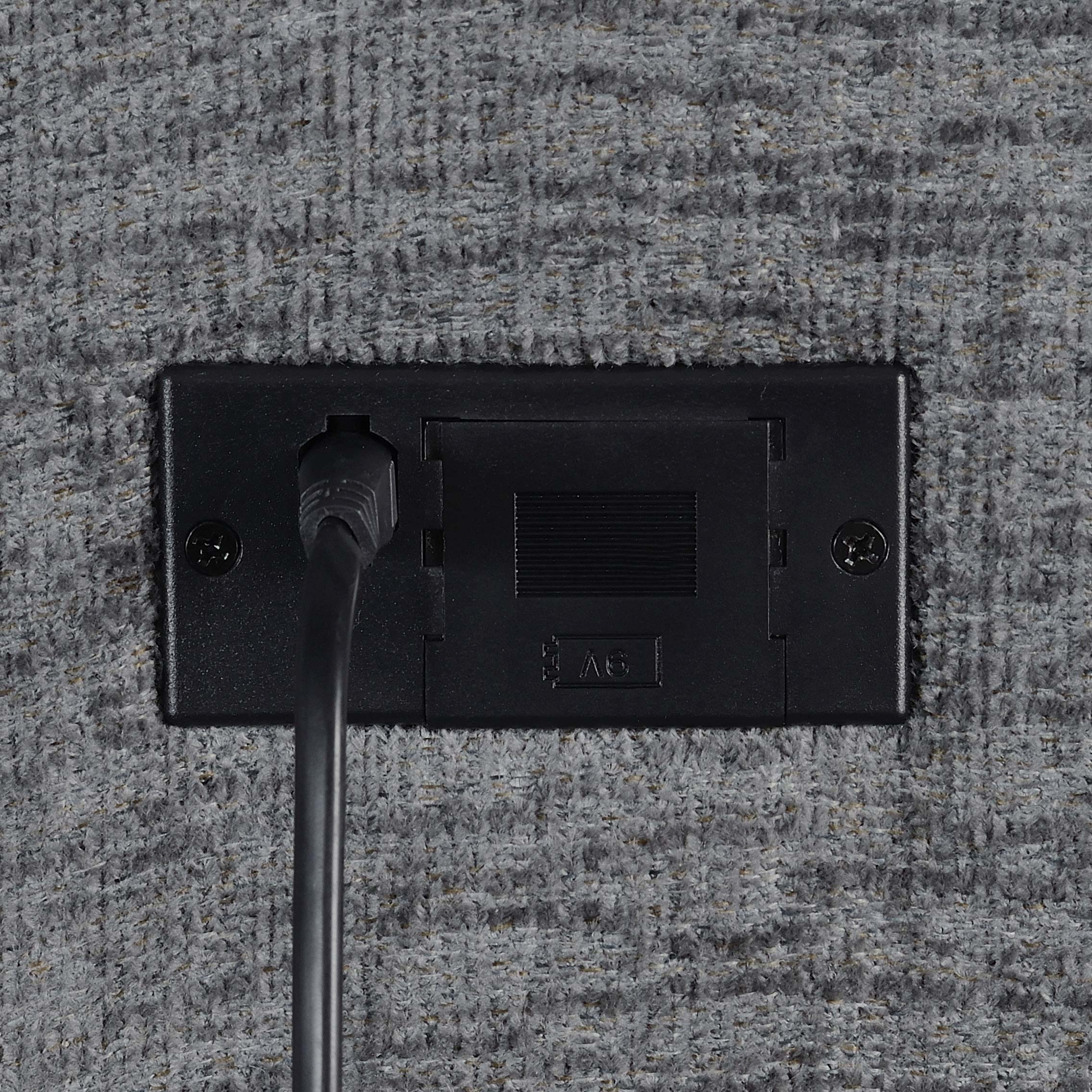 Bahrain Upholstered Power Sofa Charcoal-CoasterEssence