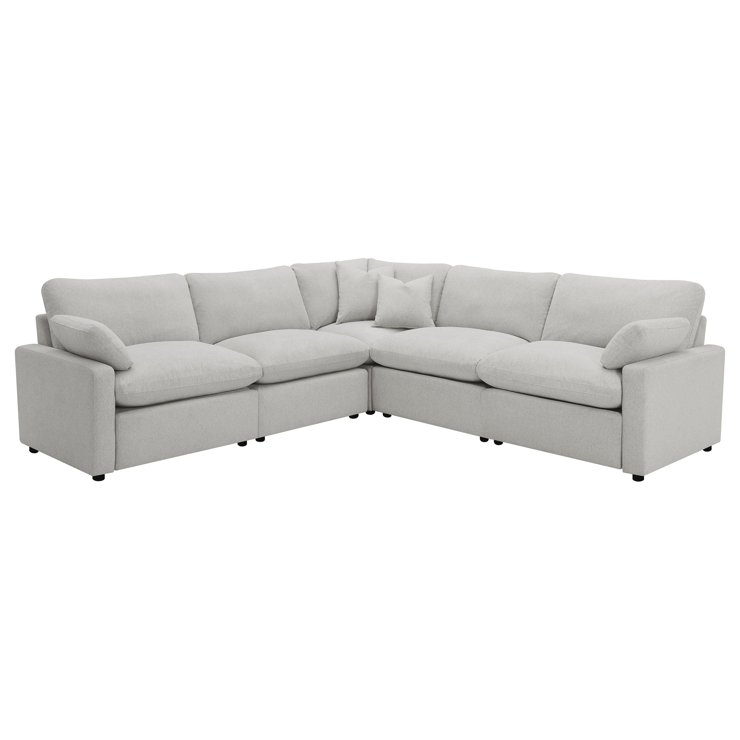 Collins 5-piece Modular Power Reclining Sectional Grey-