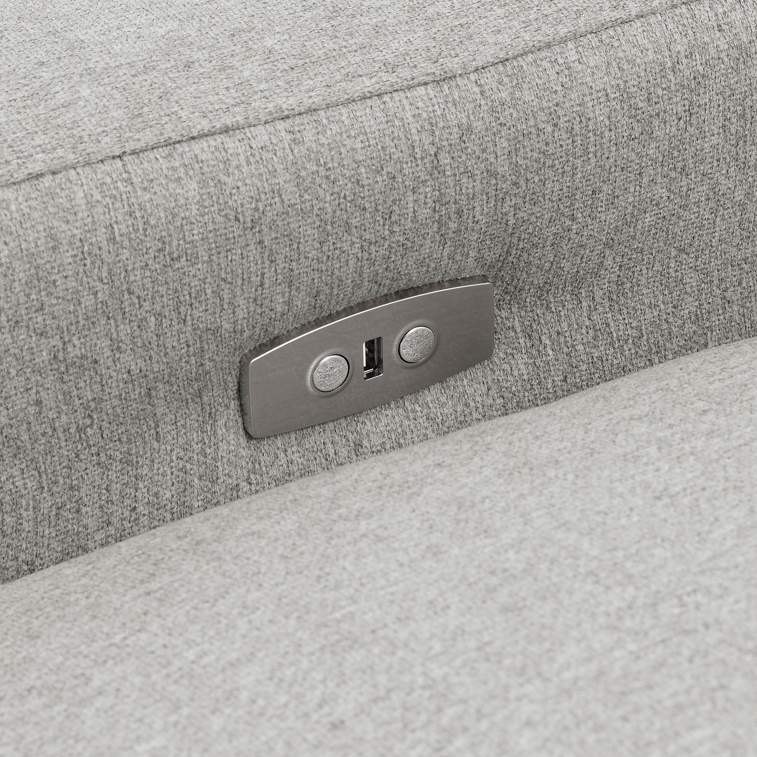 Collins 5-piece Modular Power Reclining Sectional Grey-