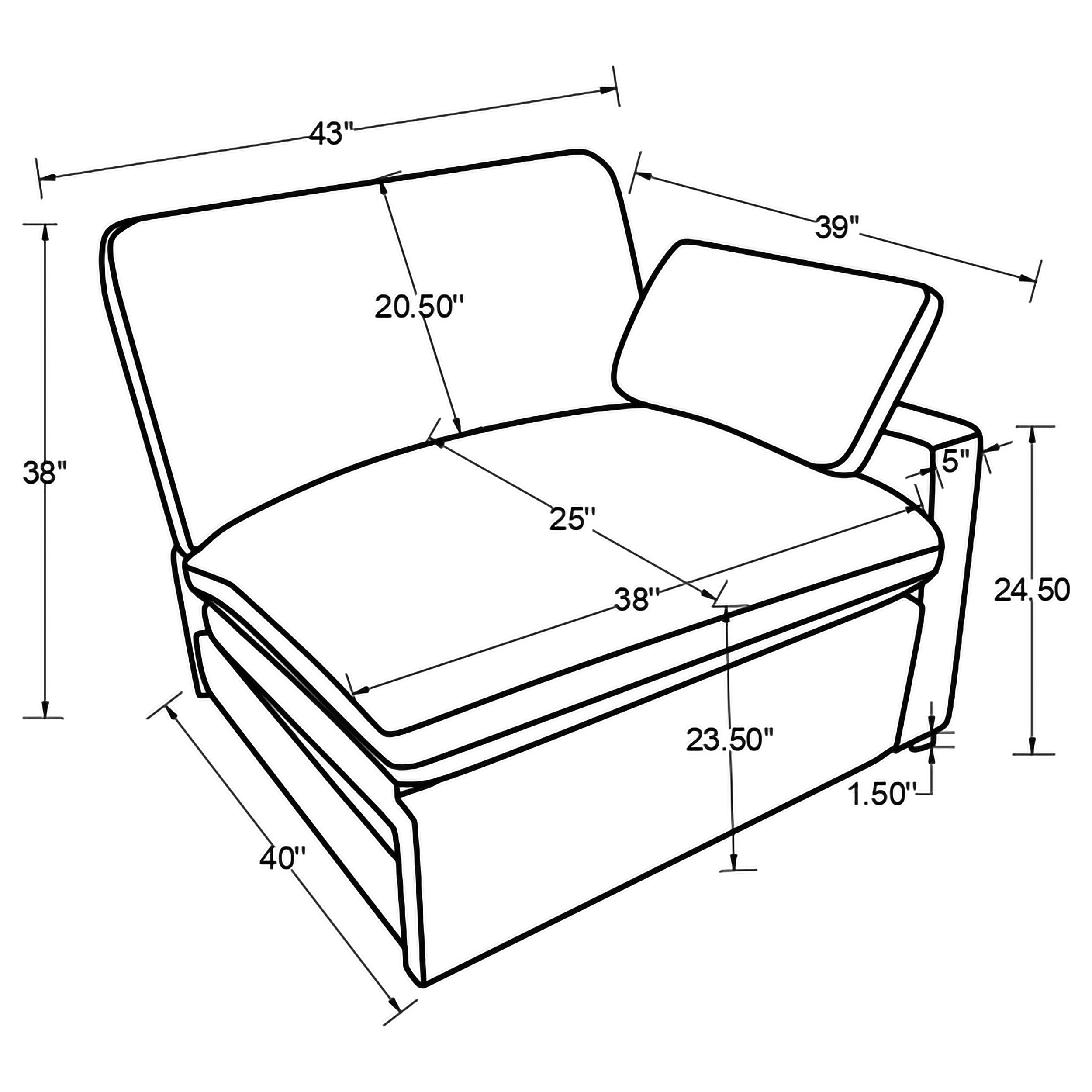 Collins Modular RAF Power Recliner Grey-