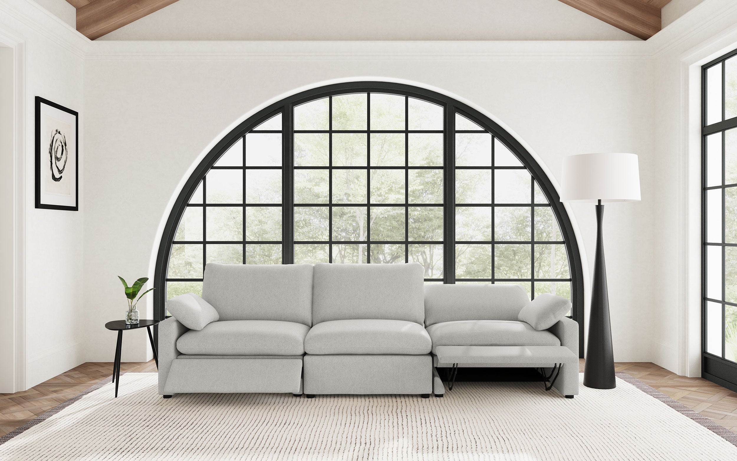 Collins Modular Power Sofa Grey-