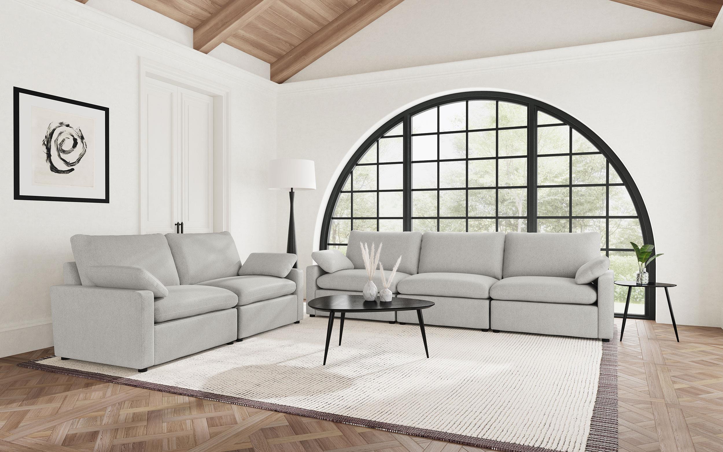 Collins Modular Power Sofa Grey-
