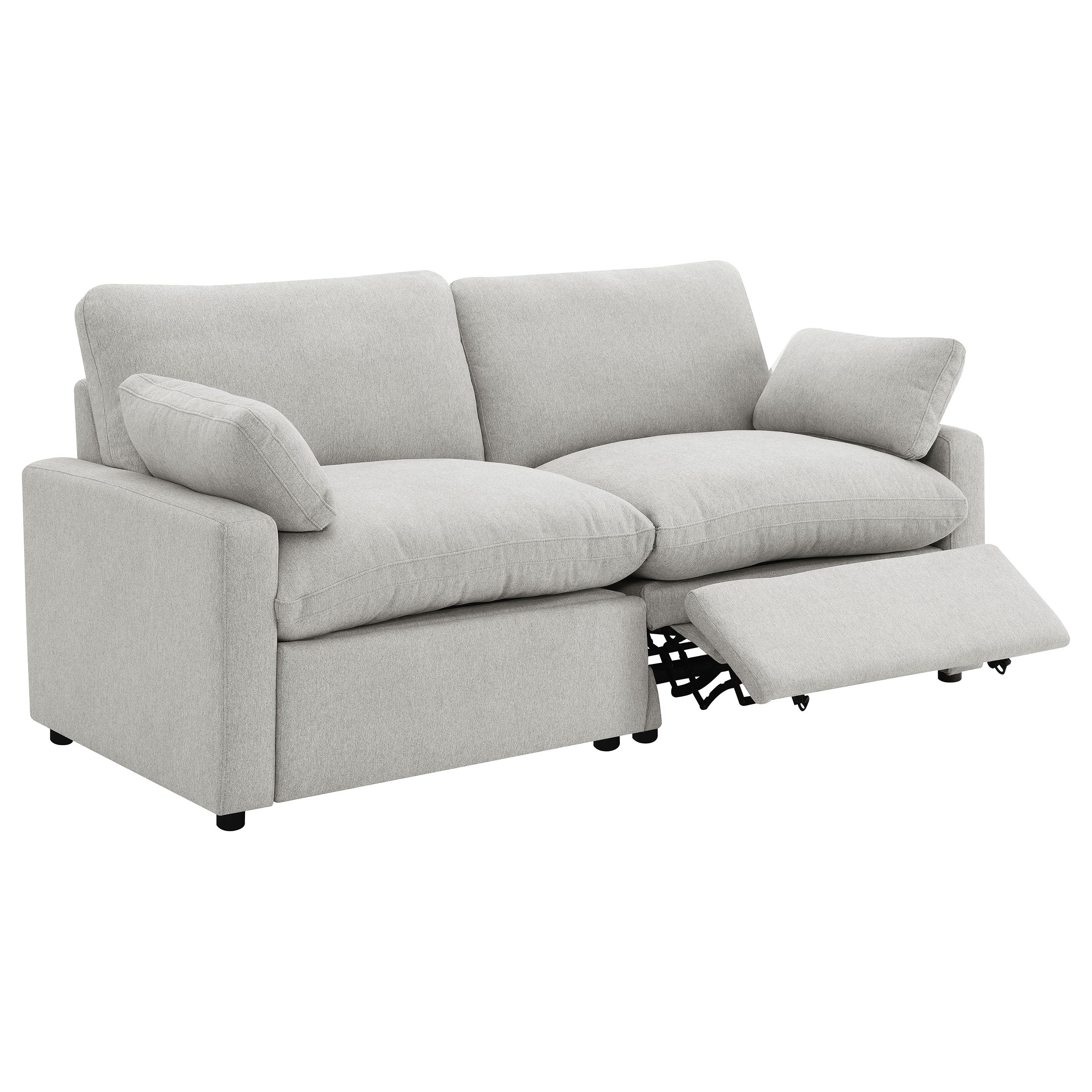 Collins Modular Power Loveseat Grey-
