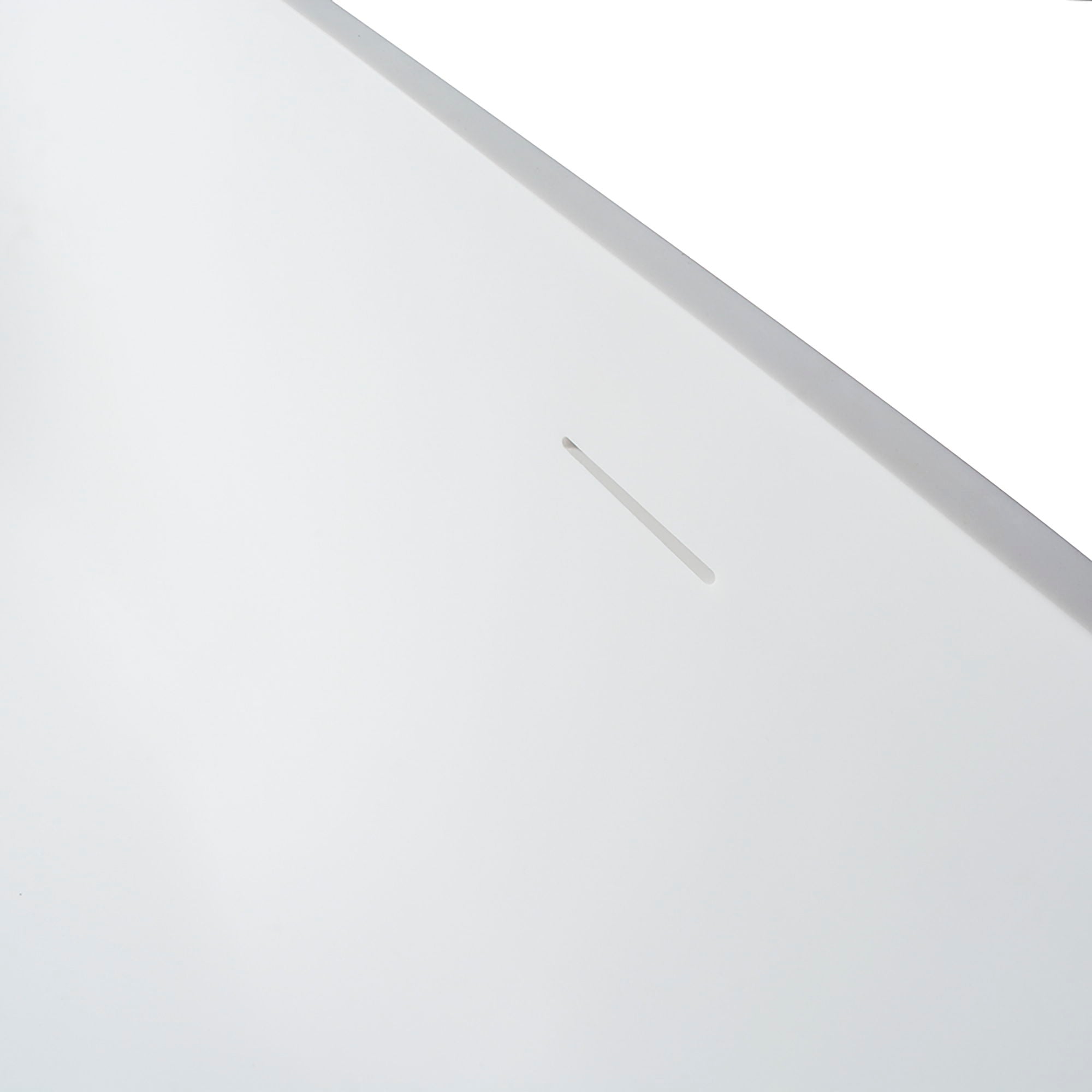 Small Size Stone Resin Solid Surface Oval Shape Freestanding Bathtub For The Bathroom - Matte White