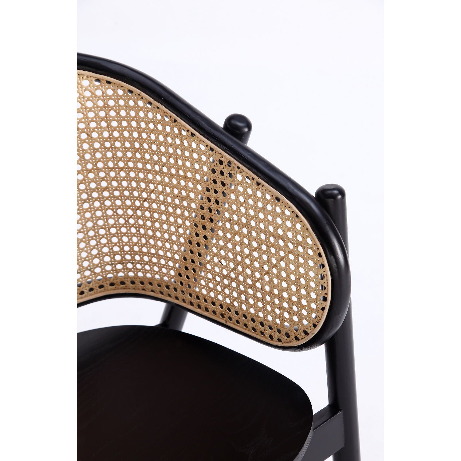 Versailles - Accent Armchair - Black / Natural