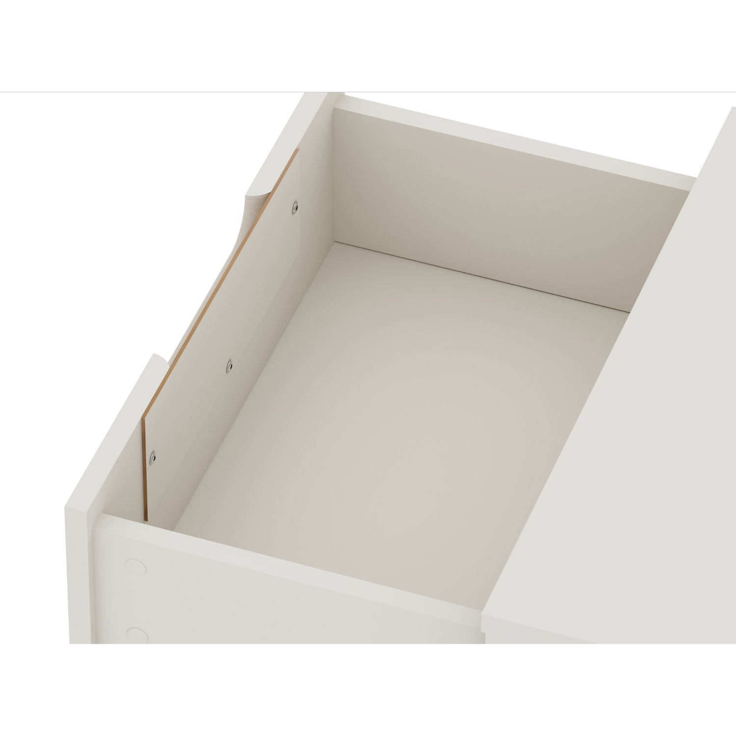 Rockefeller - Nightstand With 2 Drawers - Off White