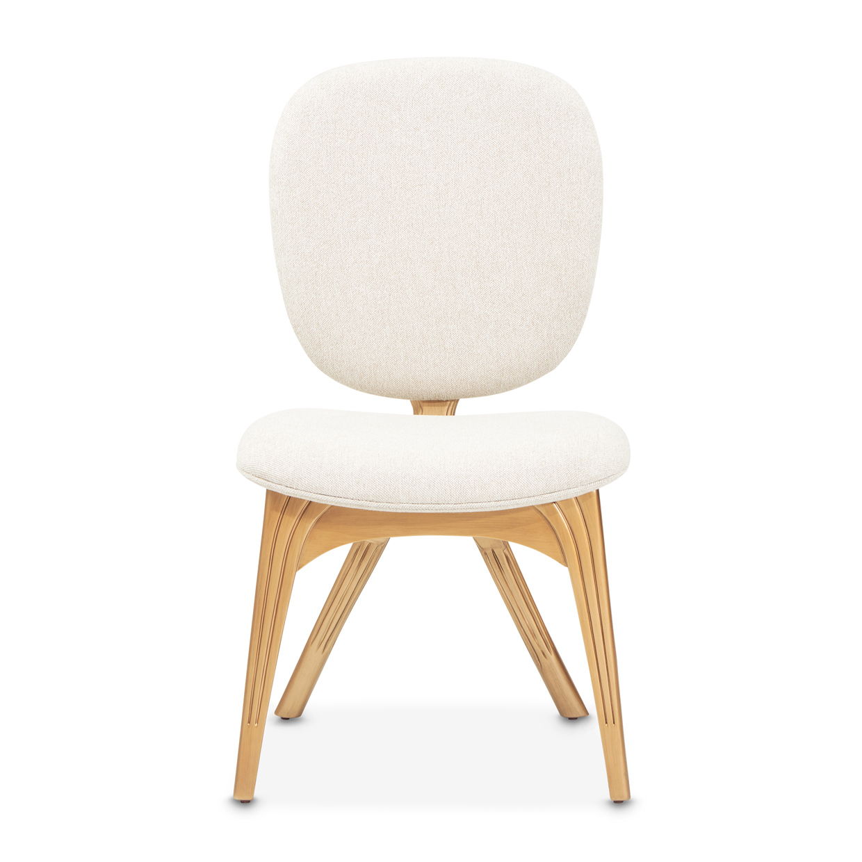 Camellia Field - Vanity Chair - Beige / Gold