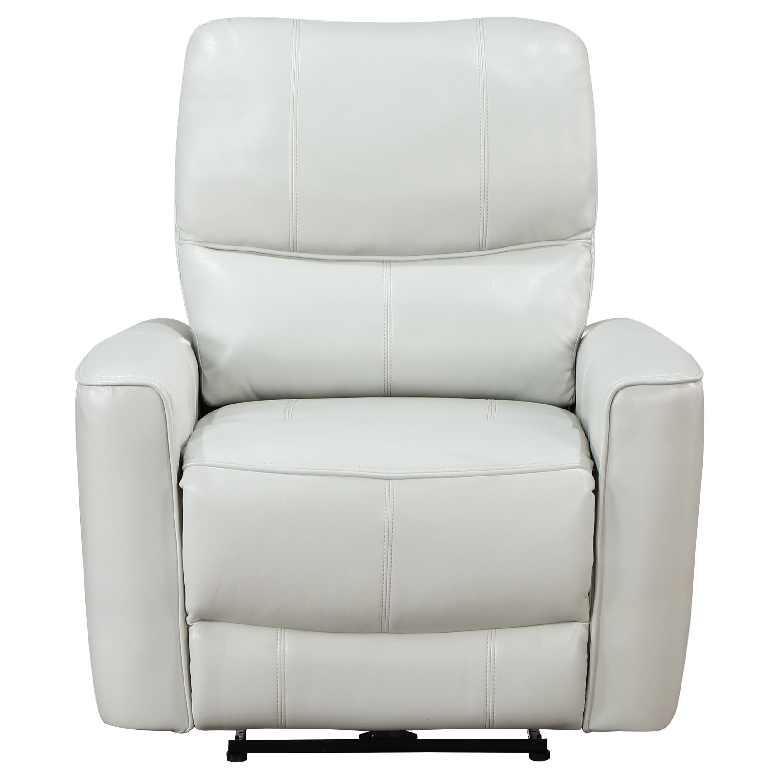 Greenfield Upholstered Power Recliner Chair Dove Grey-