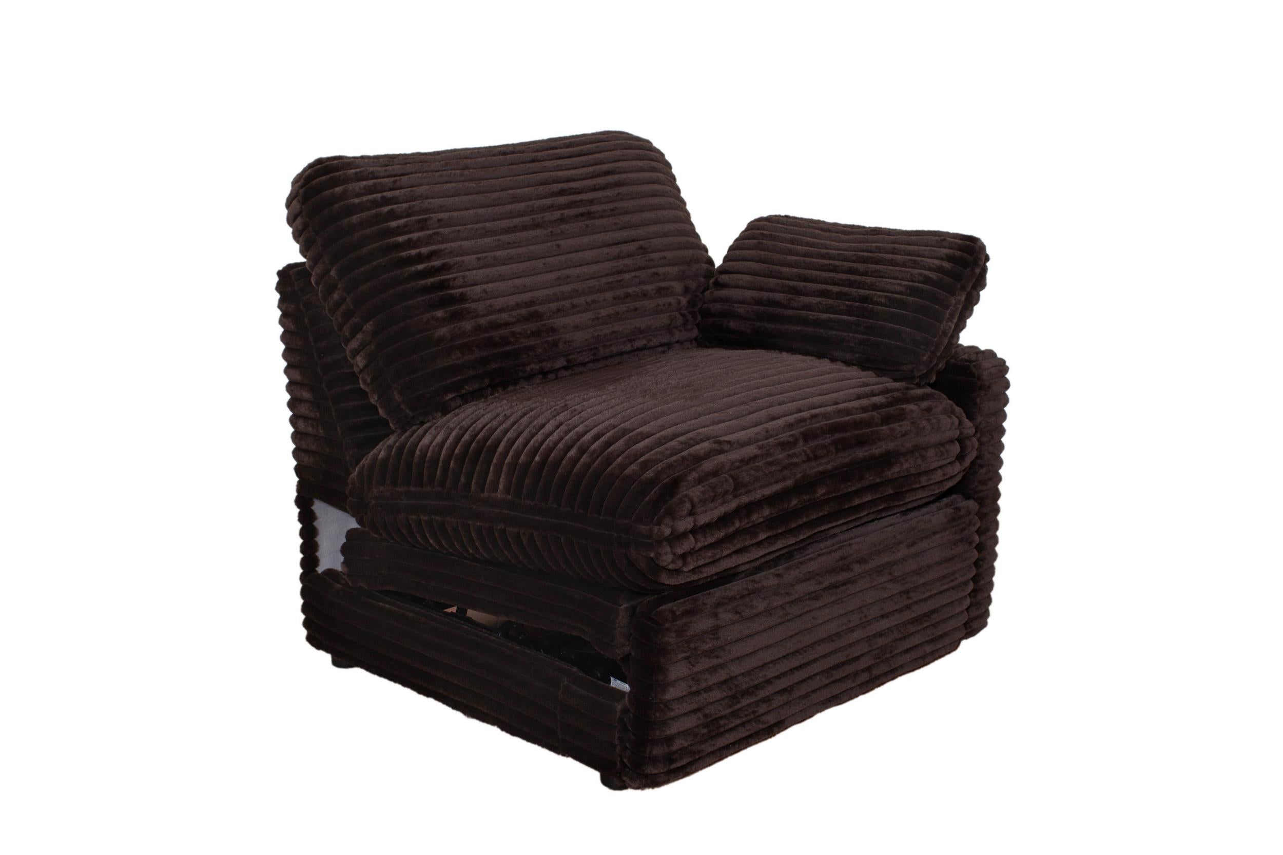 Collins Modular RAF Power Recliner Chocolate Brown-