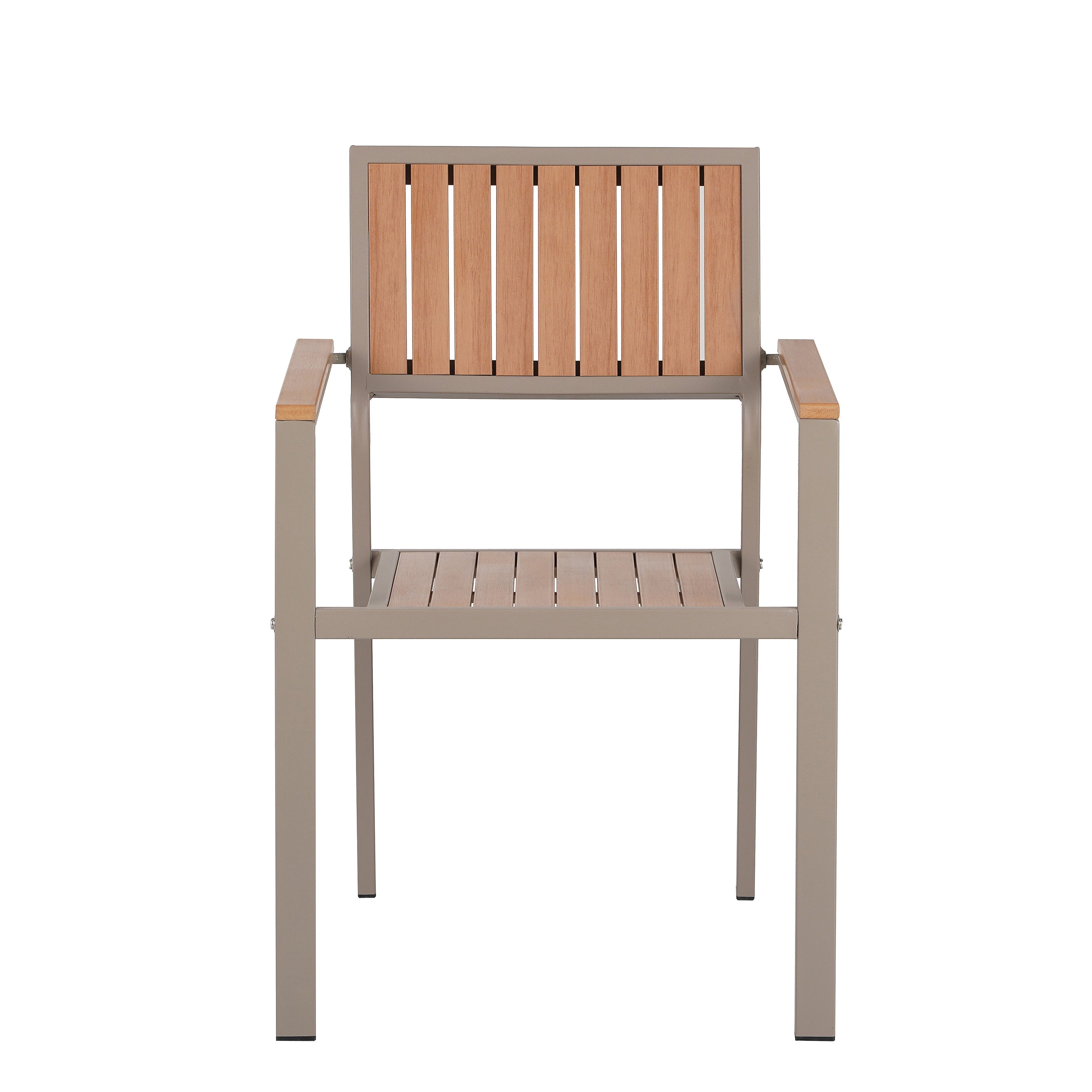 Flexible Outdoor Dining Set with Extendable Table and Six Chairs