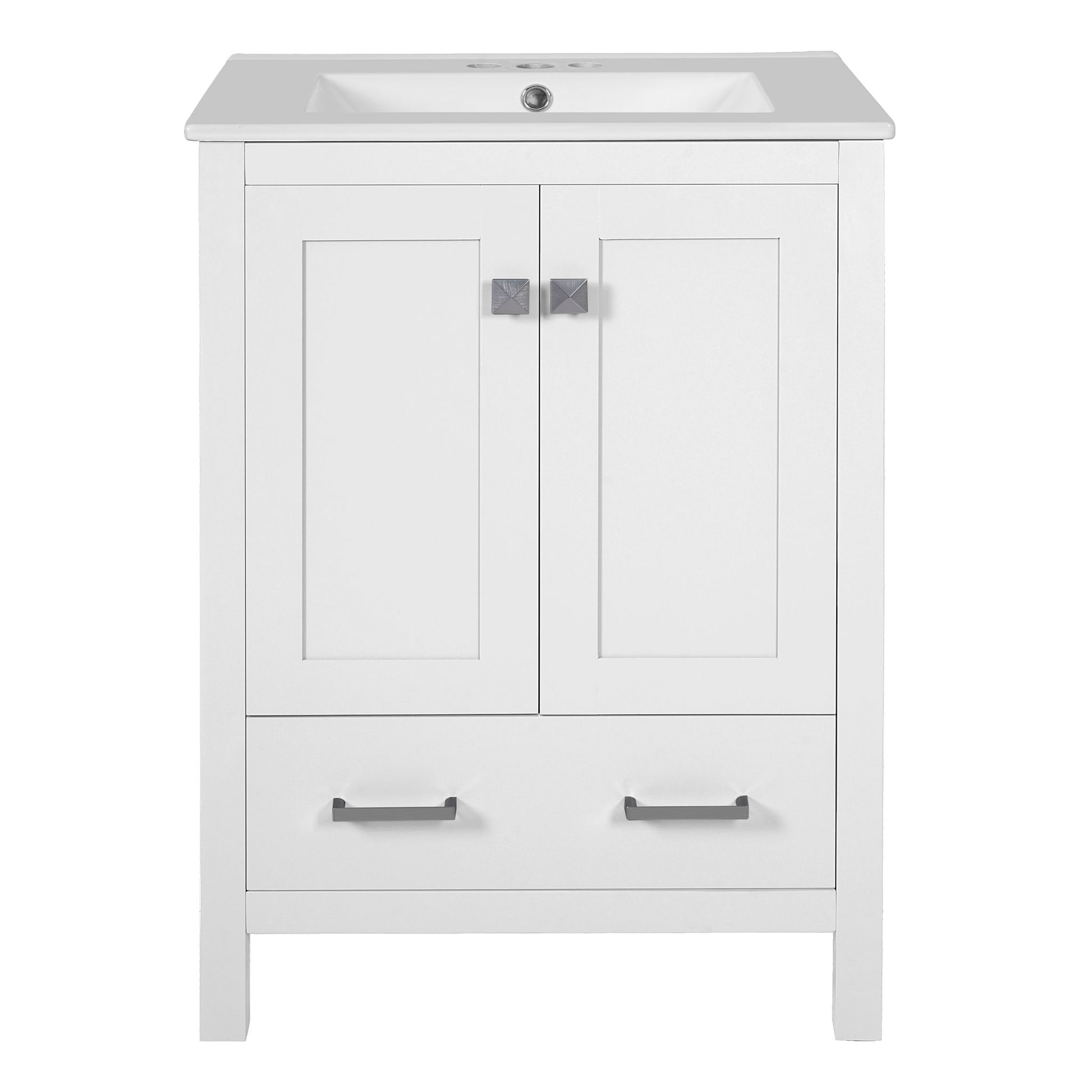 Bathroom Vanity With Integrated Undermount Ceramic Sink, 2 Doors And 1 Drawer, Soft Close Hinges - Best Buy Furniture
