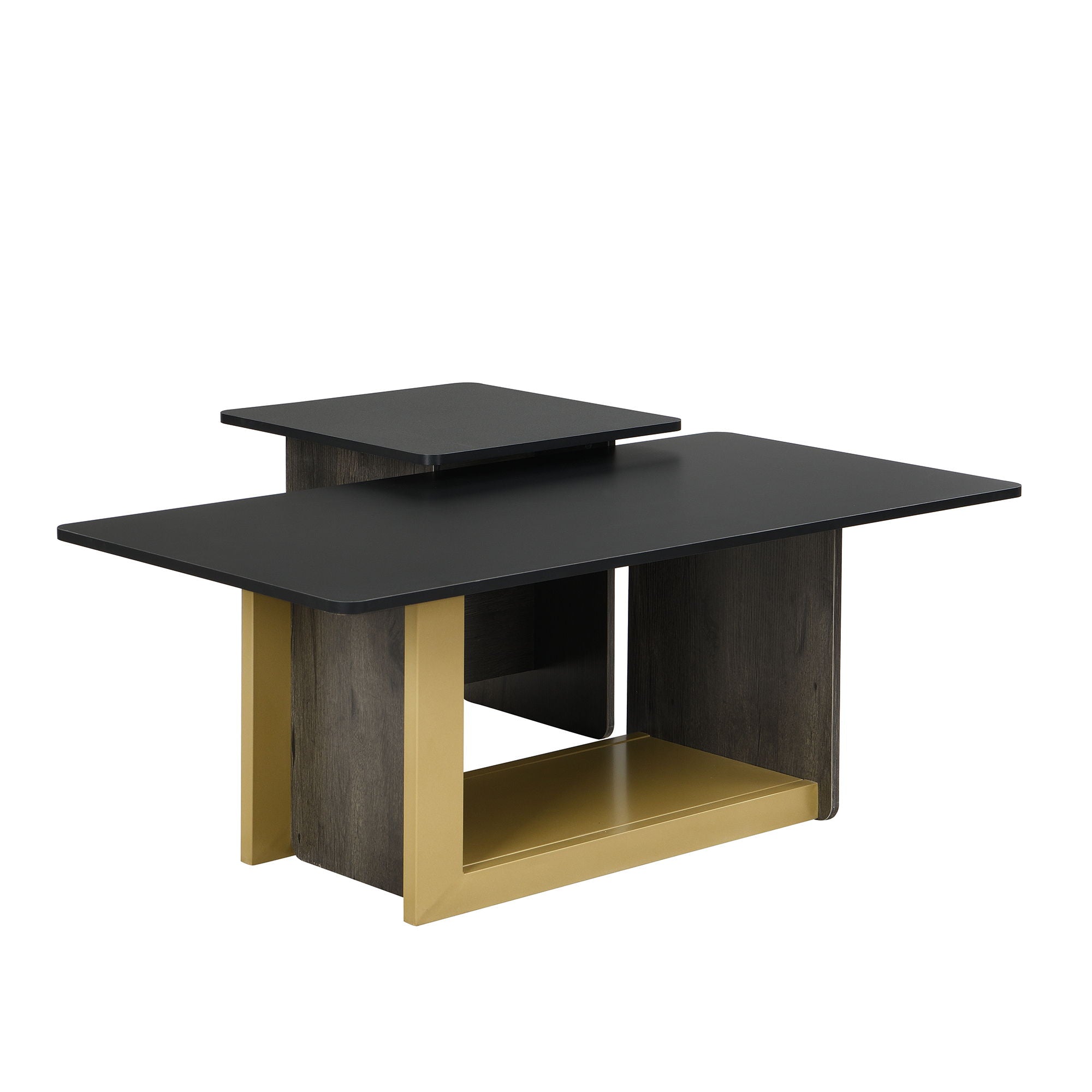 Small Square Coffee Table With End Table (Set of 2)
