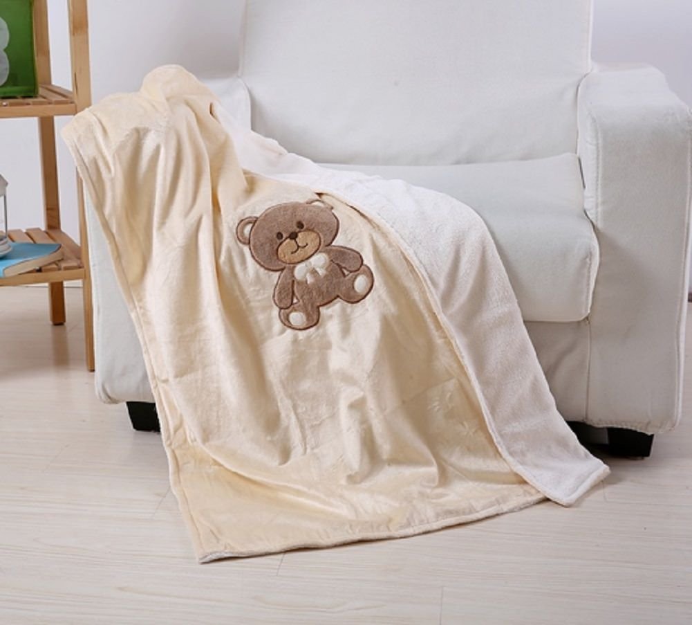 Soft Fuzzy Hypoalergenic Microplush Baby Blanket (40" x 30") - Best Buy Furniture