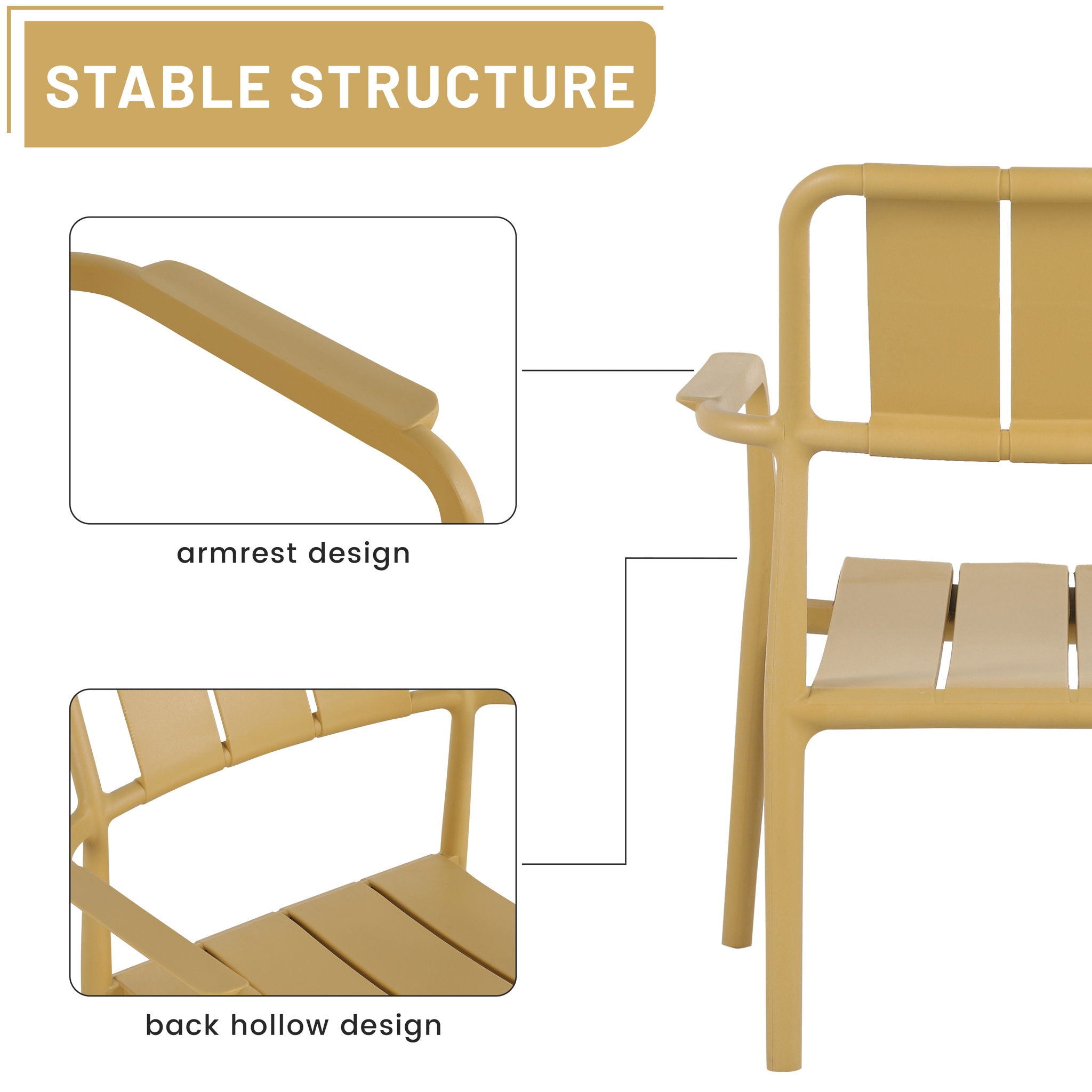 3 Piece Indoor / Outdoor Leisure Table And Chair Set