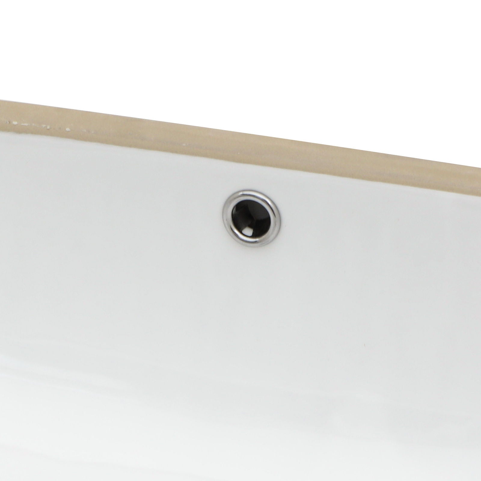 Modern Ceramic Undermount Bathroom Sink With Overflow, High Quality