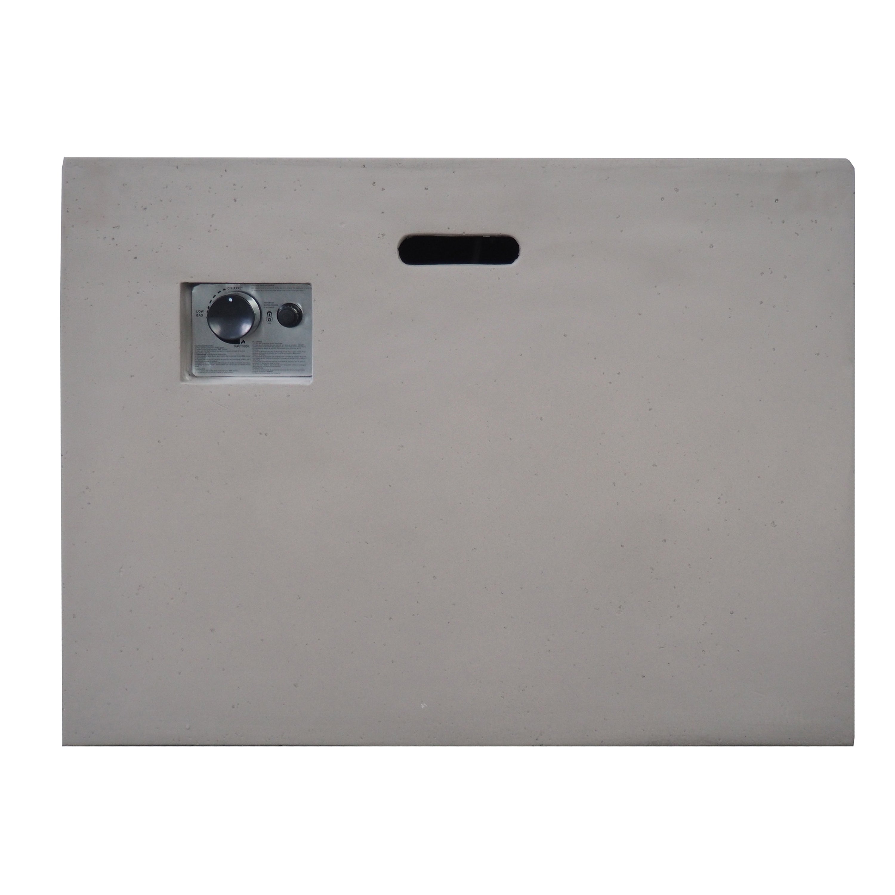 AIDAN 31' Square Fire Pit 40,000 BTU Light Grey Magnesium Oxide 31.25'