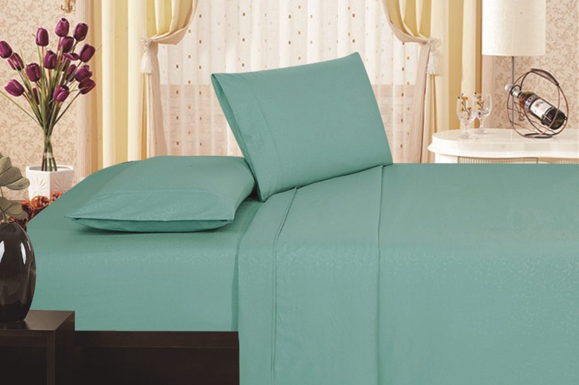 Decor&More 1800 Series Vine Embossed Sheet Set - Best Buy Furniture