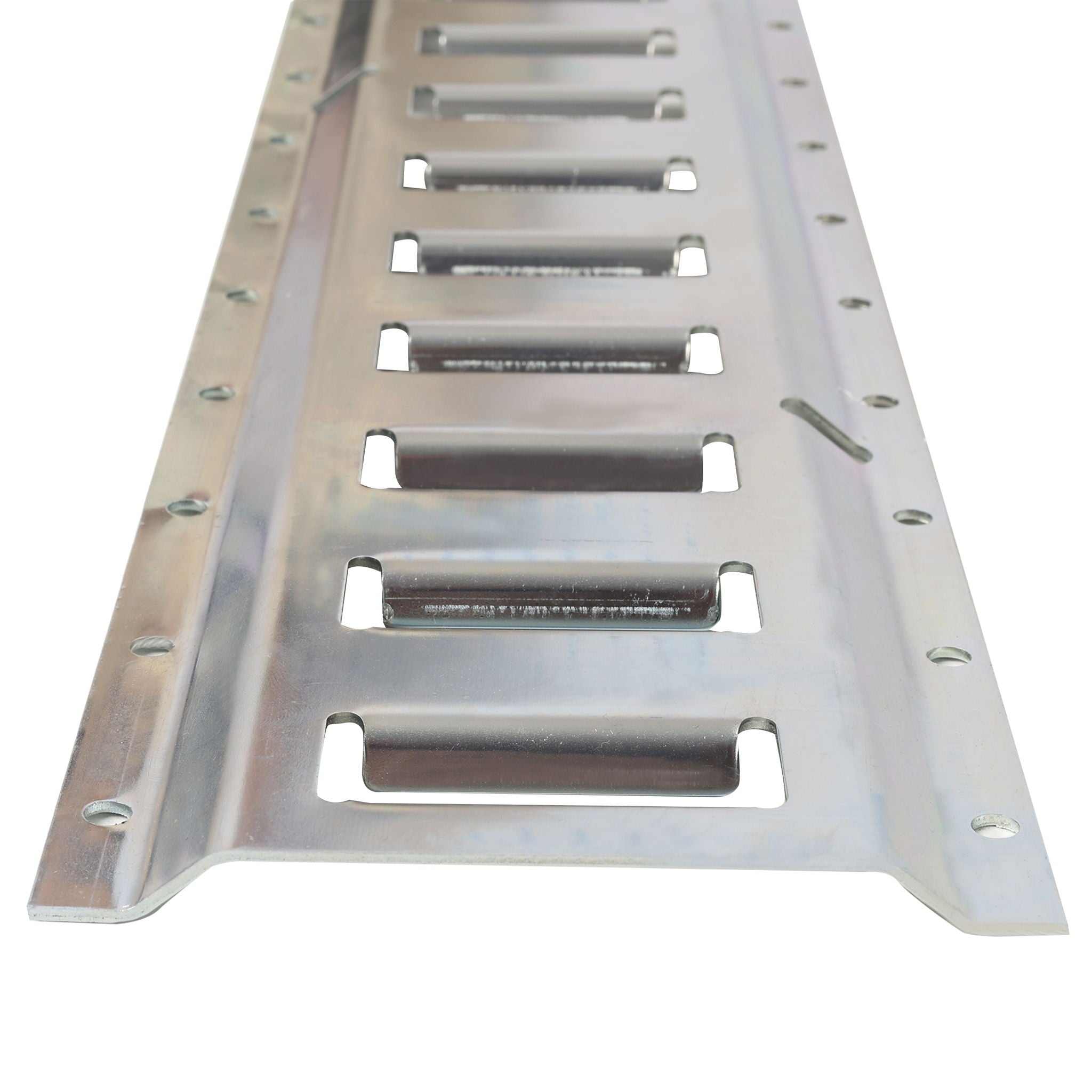 Universal E Track Tie-Down Rail Kit For Trucks, Vans, Garages - Silver