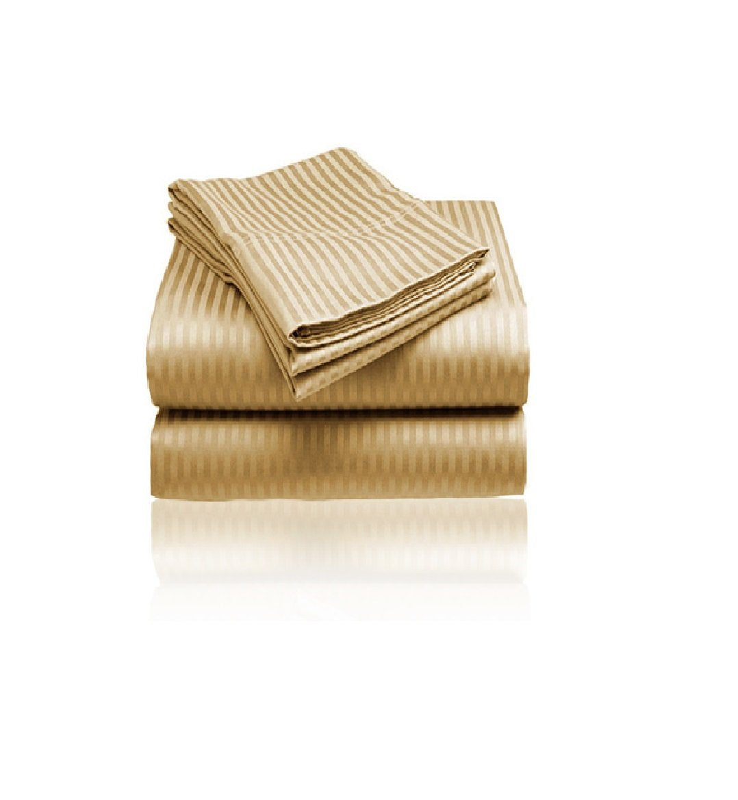 NobleHouse 1800 Series Wrinckle Resistant Embossed Stripe Sheet Set - Best Buy Furniture