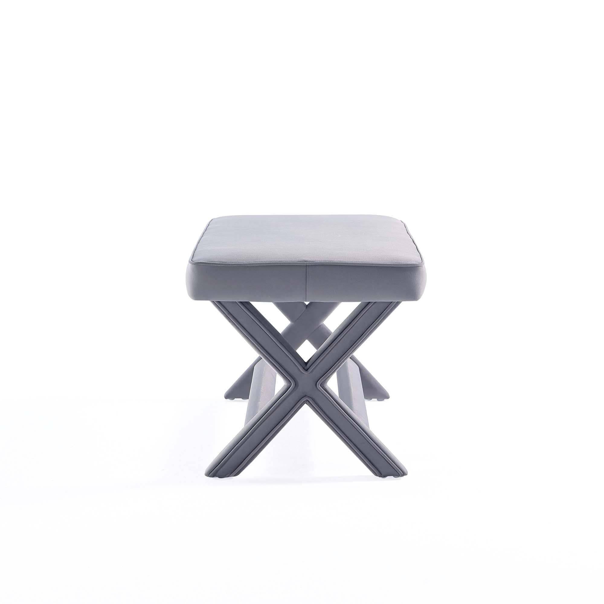 Abigail - Accent Bench With Piped Cushion