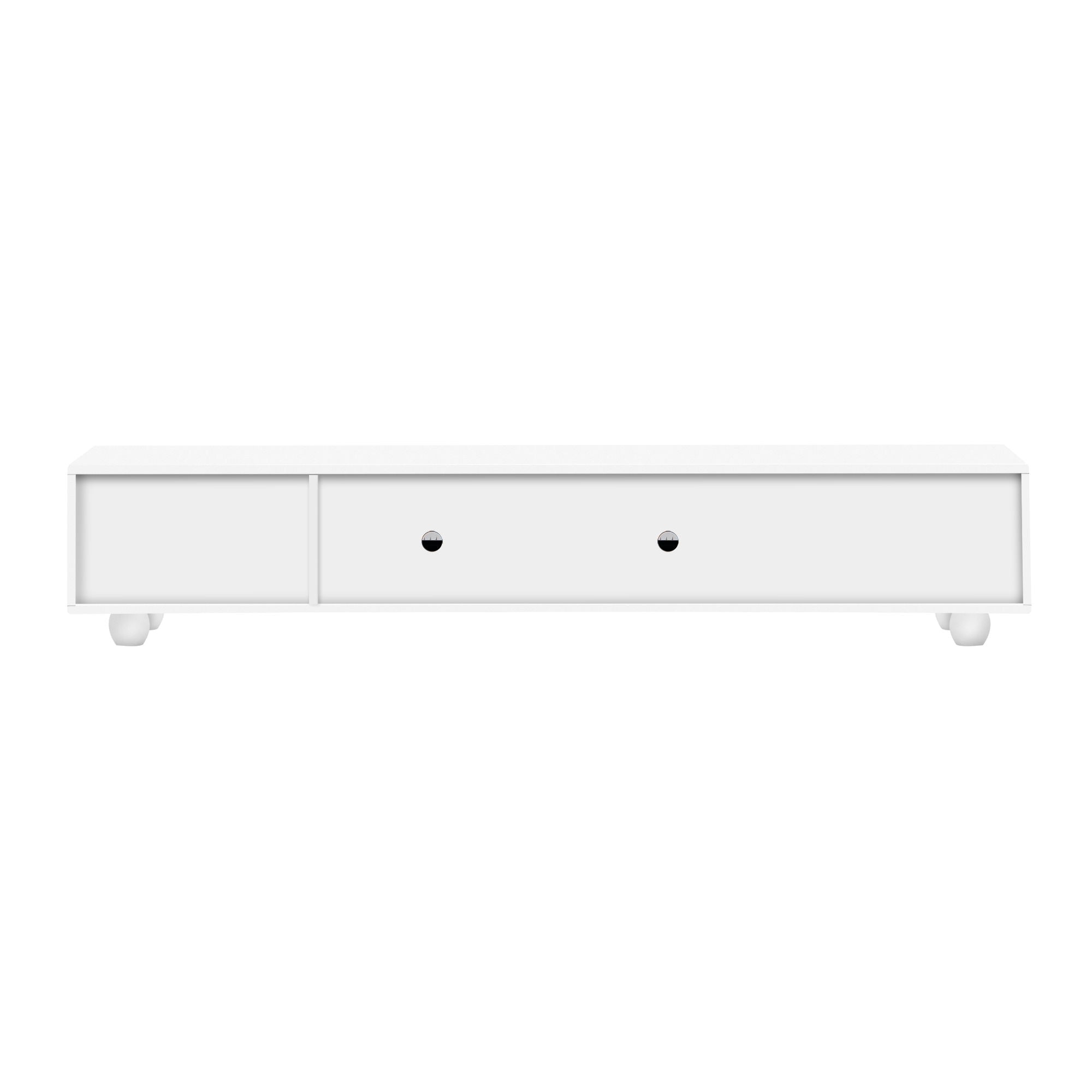 Modern TV Stand For TVs Up To 80", 2 Drawers And Cabinet