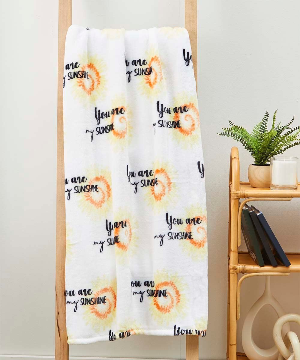 Decor&More Summertime Fun by Decor&More Extra Soft Throw Blanket (50 x 70) - My Sunshine, MySunshineThrow - Best Buy Furniture