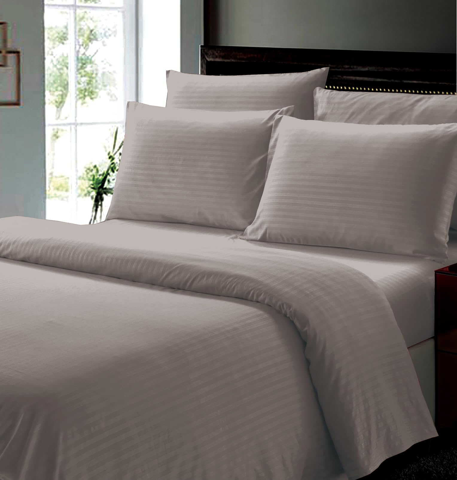 Faith, Hope, Love Home Decor 6 Piece Full Stripe Sheet Set Includes 1 Flat Sheet 1 Fitted Sheet 4 Pillow Cases - Best Buy Furniture