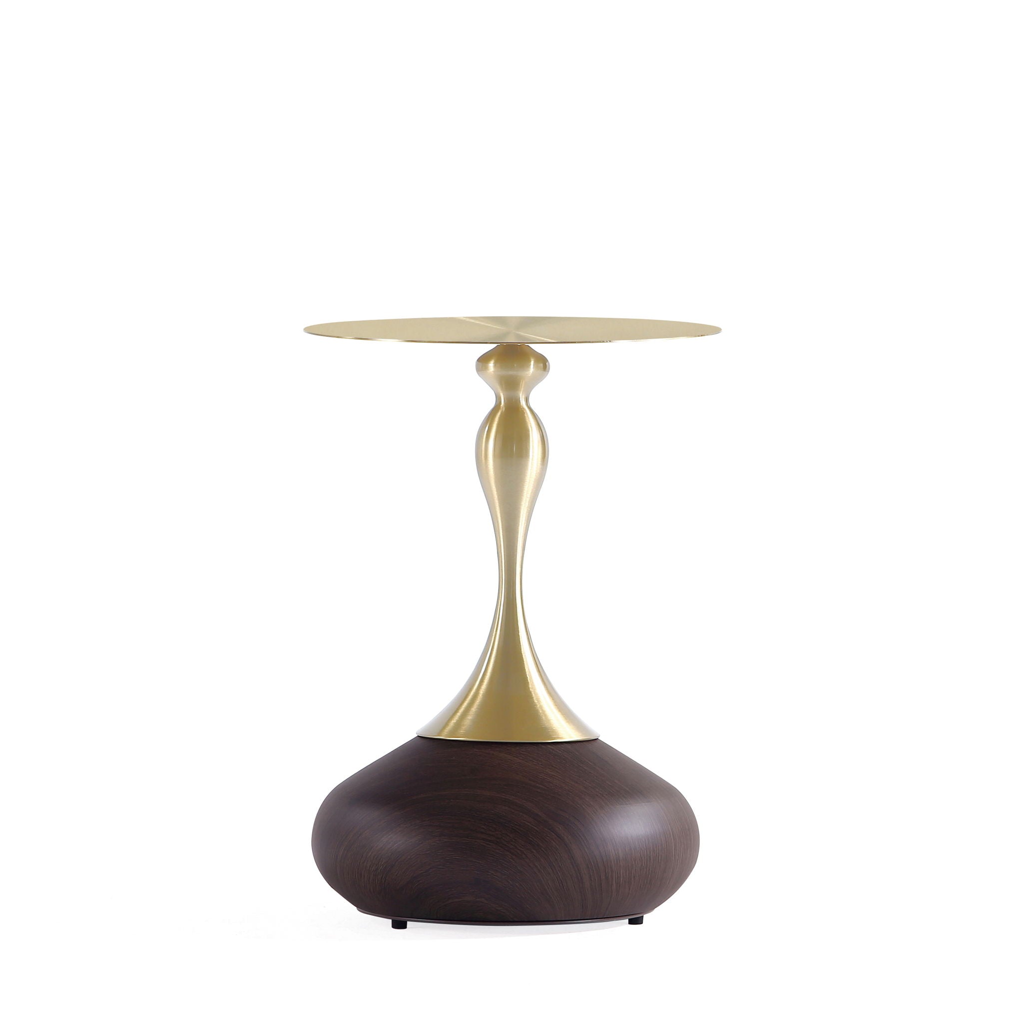 Patchin - End Table - Brown / Gold