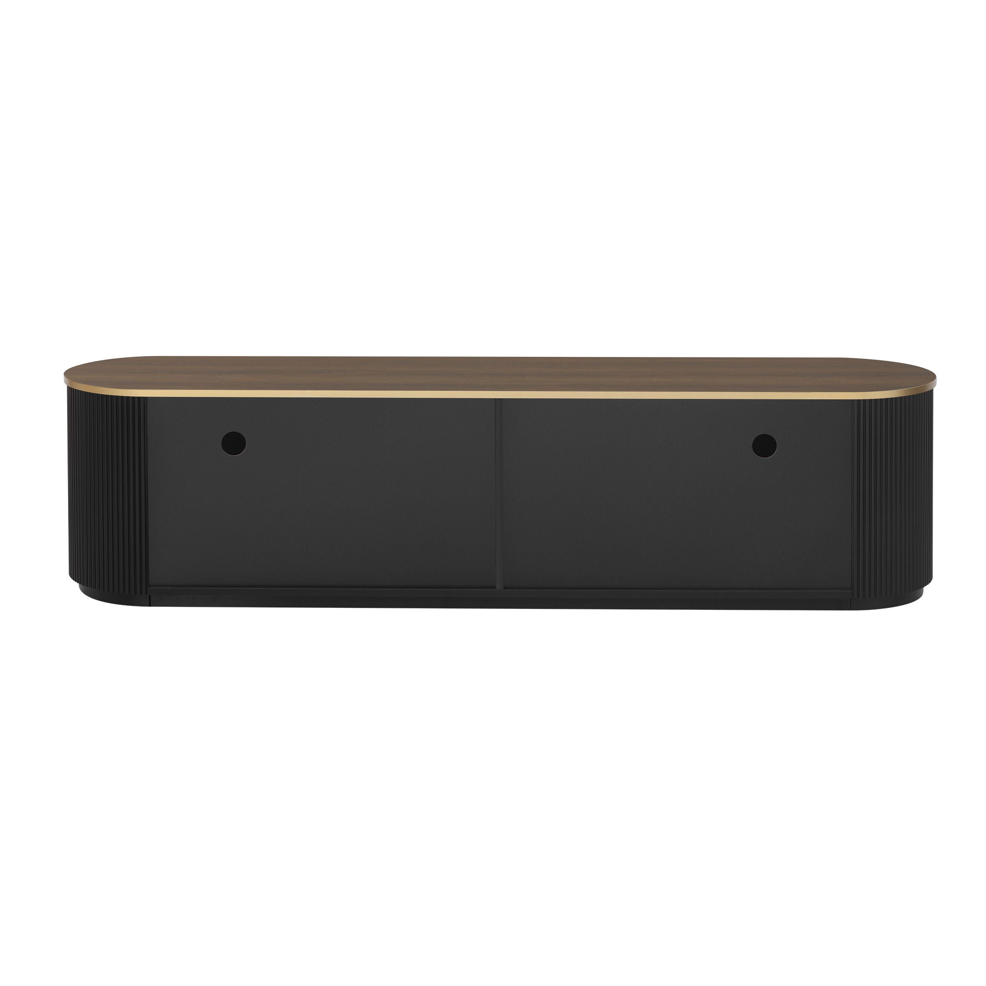 Modern Minimalist TV Stand For TVs Up To 80" With 3 Drawers And 1 Shelf