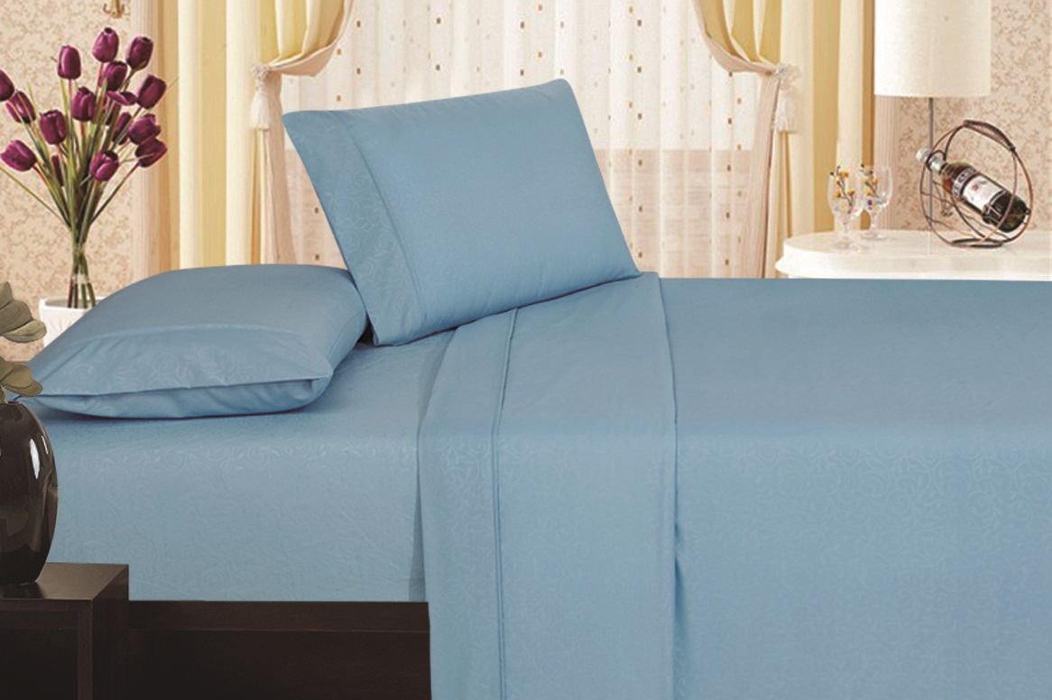 Decor&More 1800 Series Vine Embossed Sheet Set - Best Buy Furniture