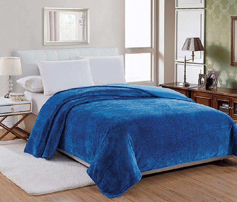 Decor&More Home Essentials Popcorn Textured Microplush Blanket - Best Buy Furniture