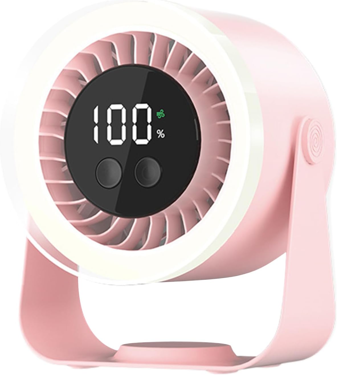 Quiet Desk Fan 10-Speed USB Rechargeable 3600mAh Portable