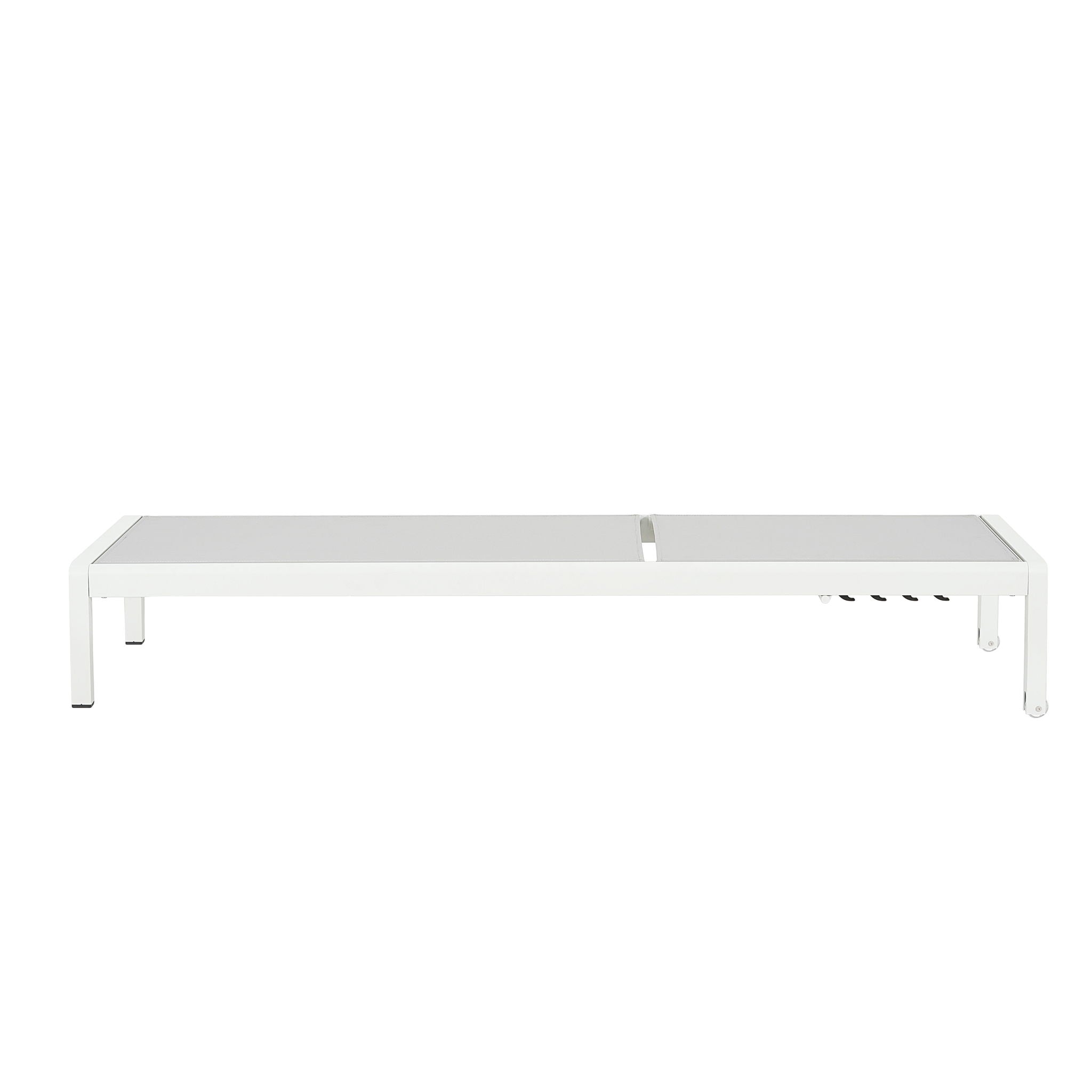 Outdoor Patio Chaise Lounge With 5 Reclining Positions