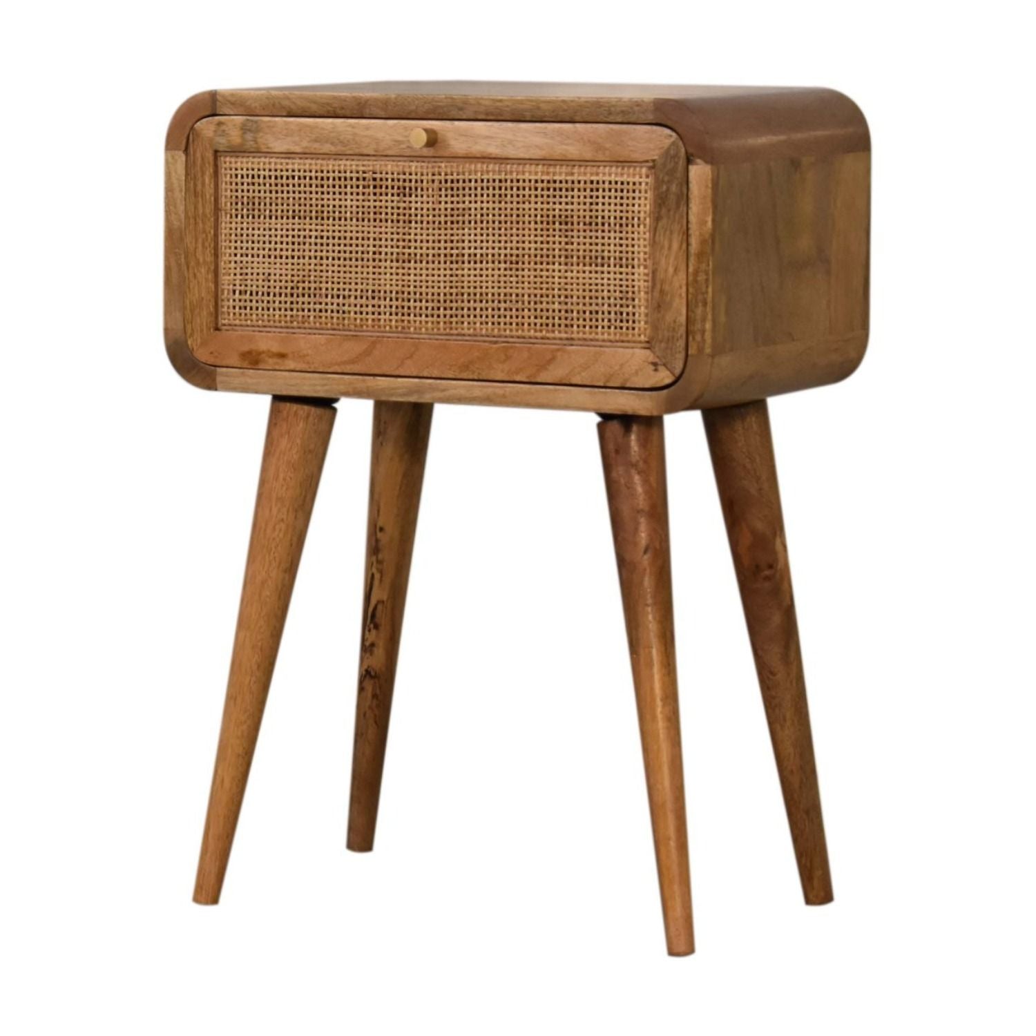 Mini Woven Nightstand - Oak - Best Buy Furniture