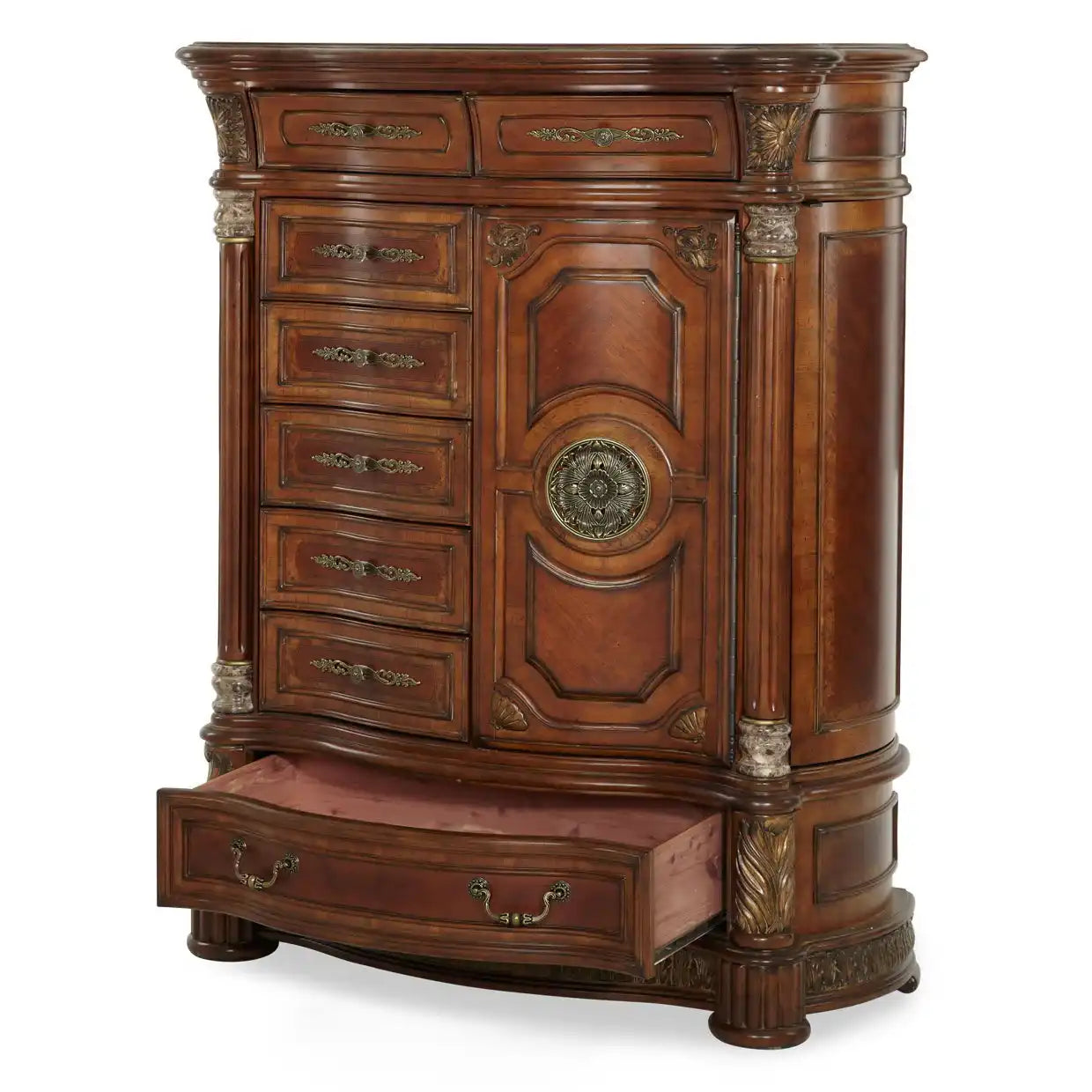 Villa Valencia - Gentleman's Chest - Classic Chestnut - Best Buy Furniture